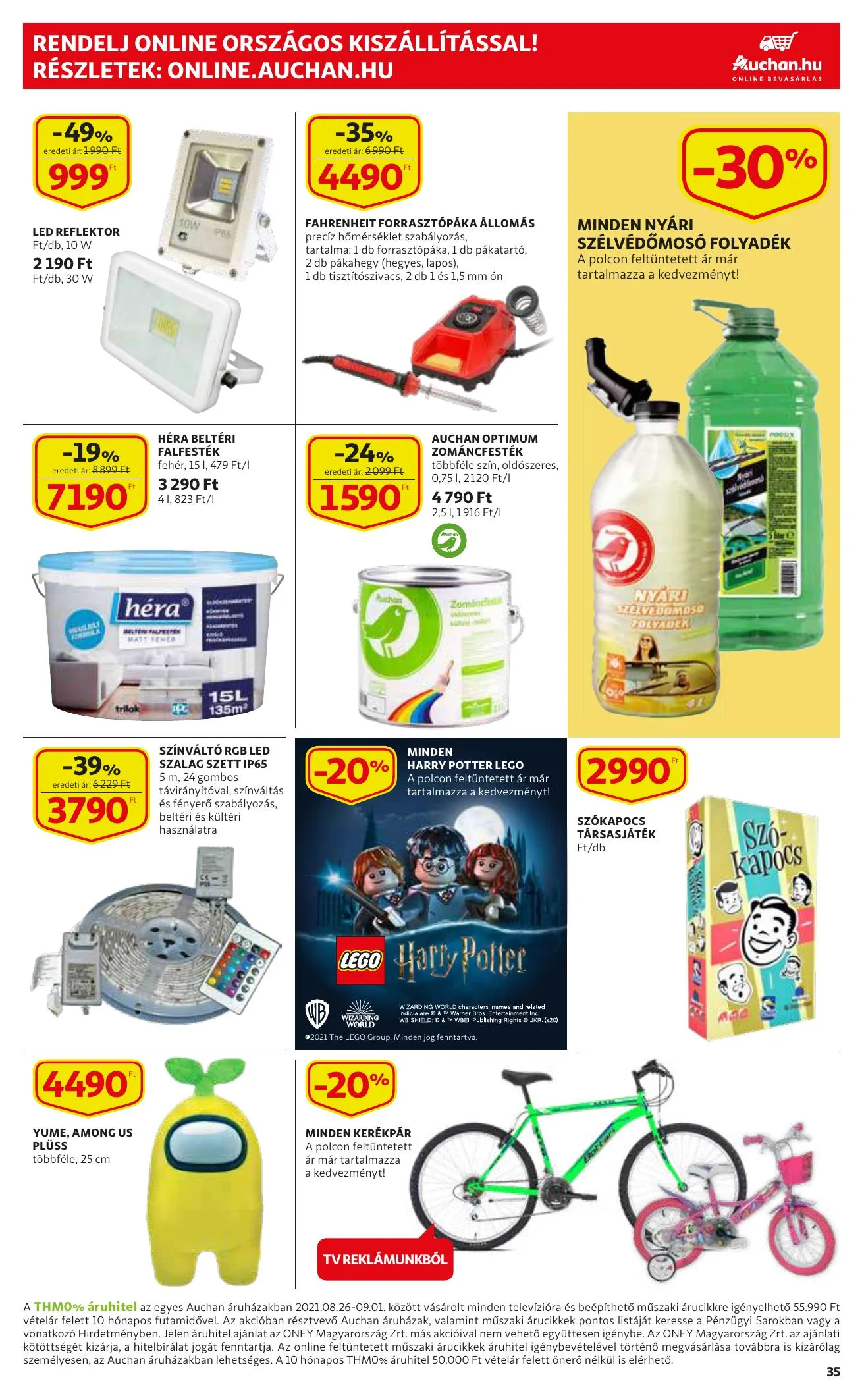 Auchan akciós újság 08.26–09.01 – 35. oldal