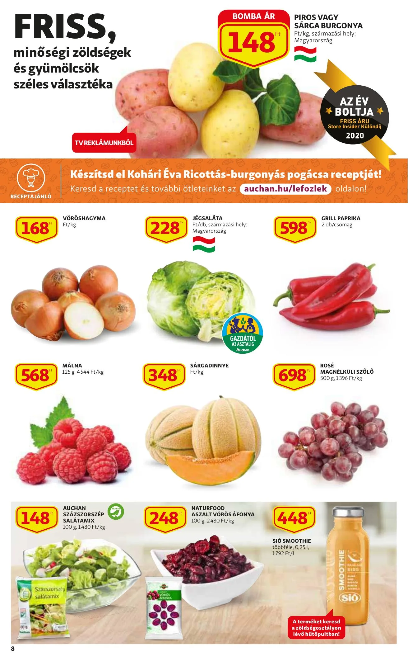 Auchan akciós újság 08.26–09.01 – 8. oldal