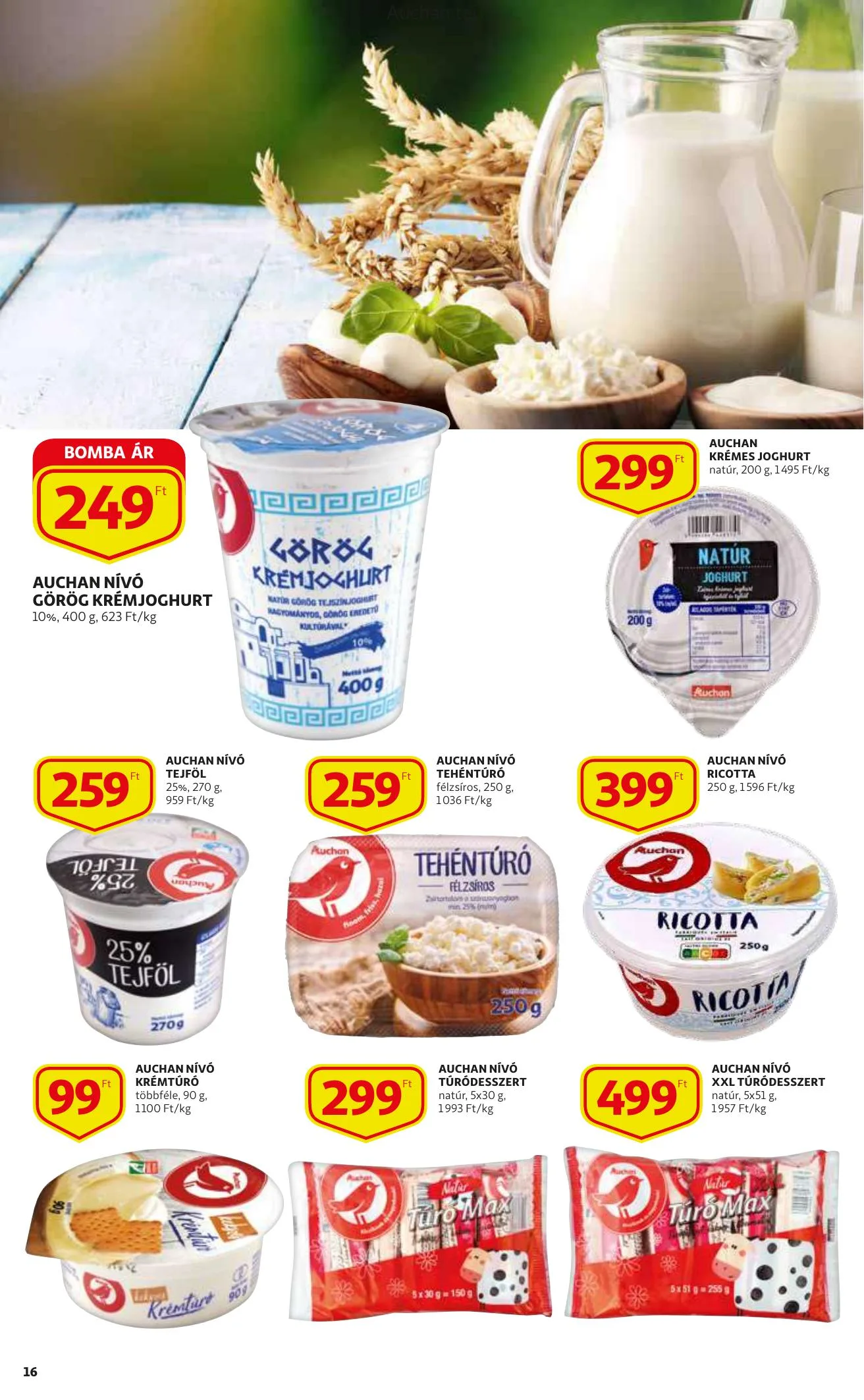 Auchan akciós újság 09.02–09.08 – 16. oldal