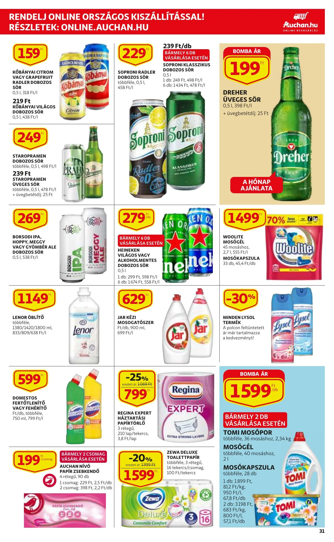 Auchan akciós újság 09.02–09.08 – 31. oldal