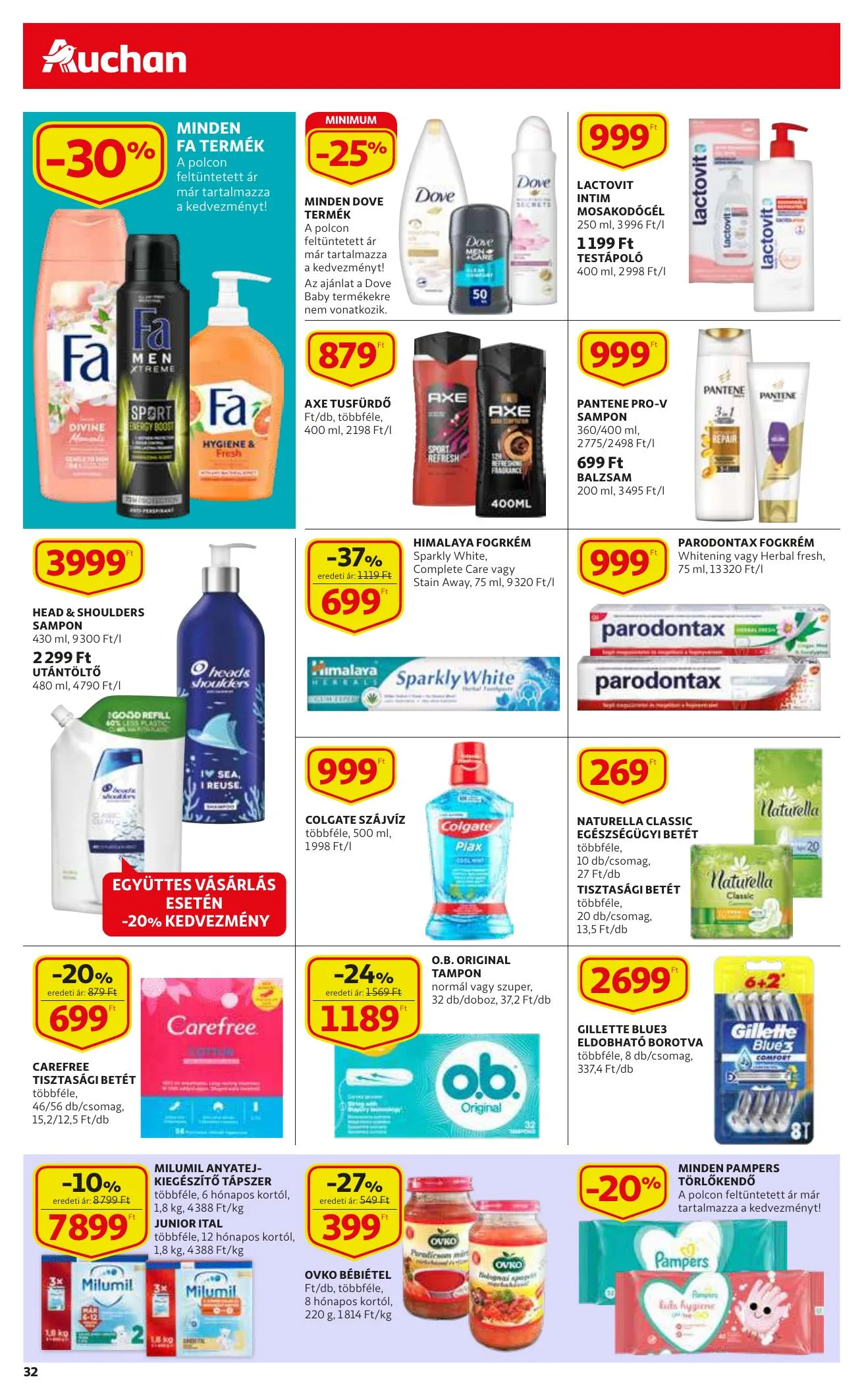Auchan akciós újság 09.02–09.08 – 32. oldal