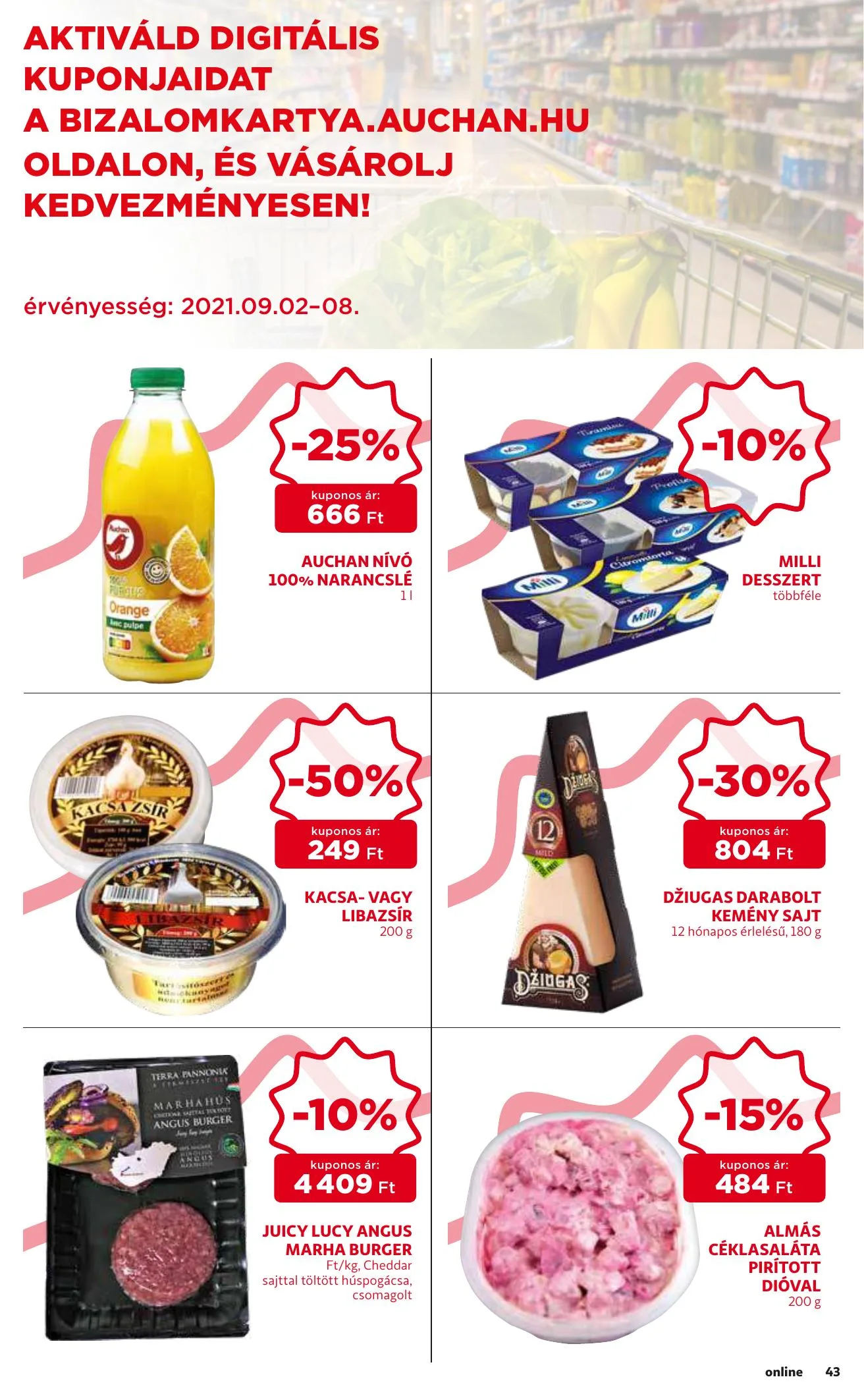 Auchan akciós újság 09.02–09.08 – 43. oldal