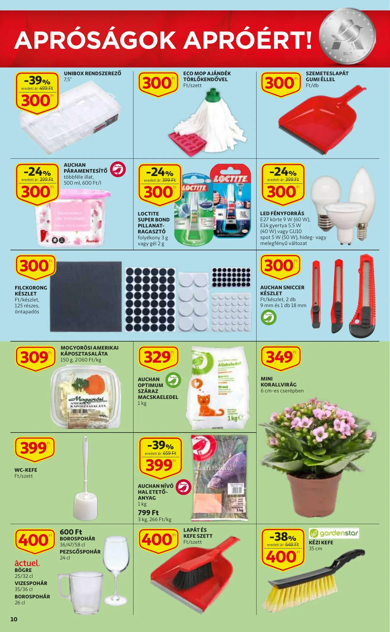Auchan akciós újság 09.16–09.22 – 10. oldal