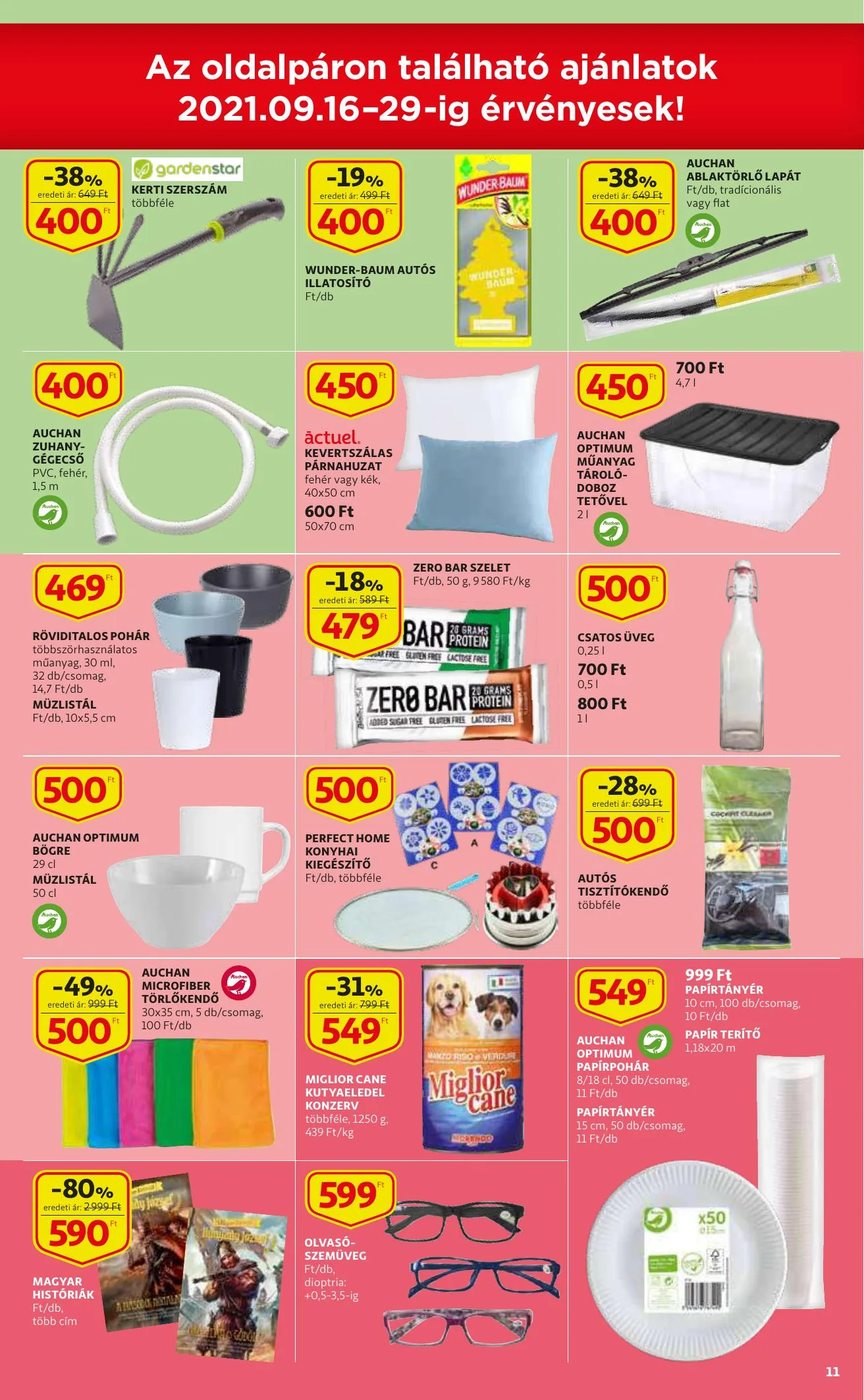Auchan akciós újság 09.16–09.22 – 11. oldal