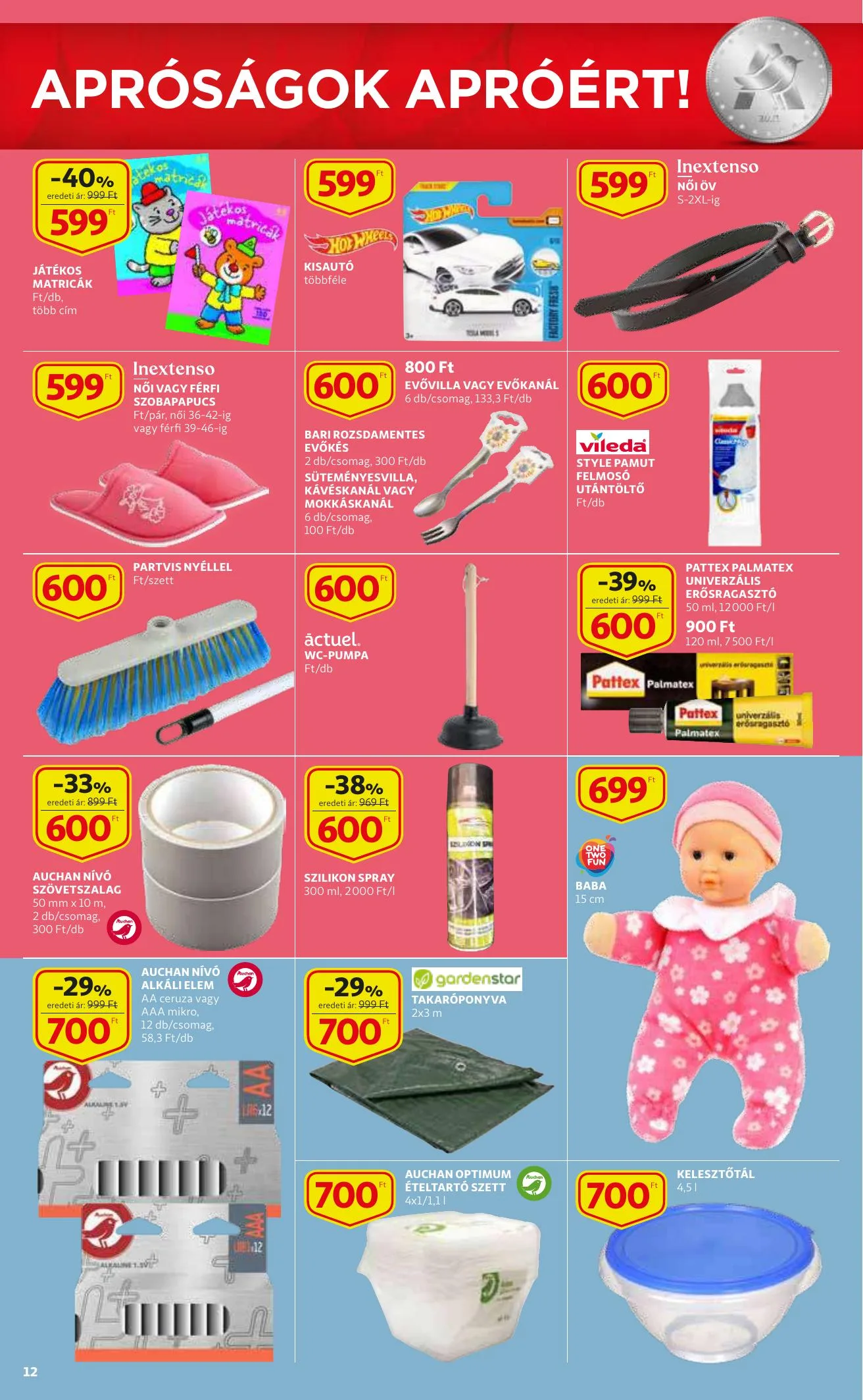 Auchan akciós újság 09.16–09.22 – 12. oldal