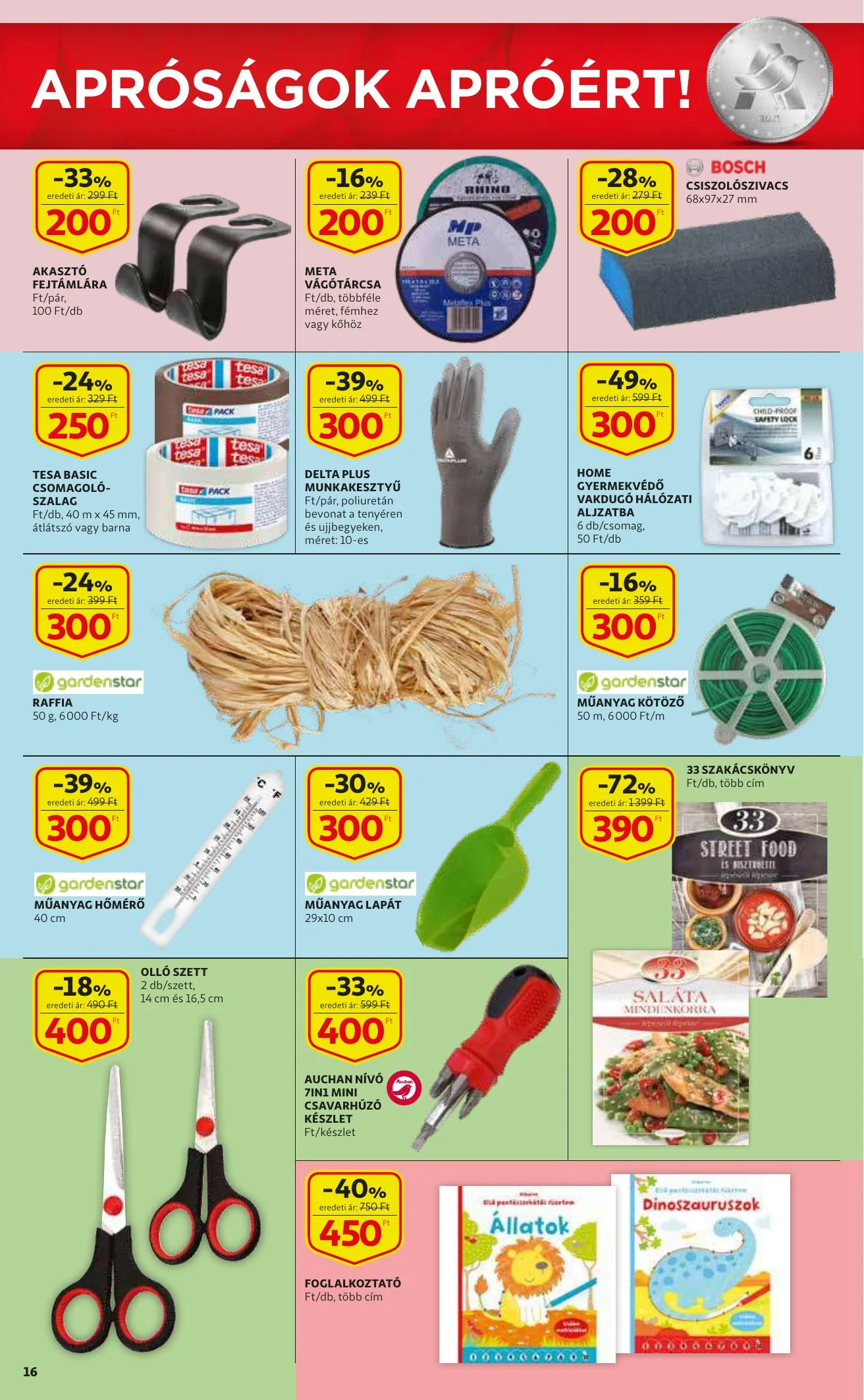 Auchan akciós újság 09.16–09.22 – 16. oldal