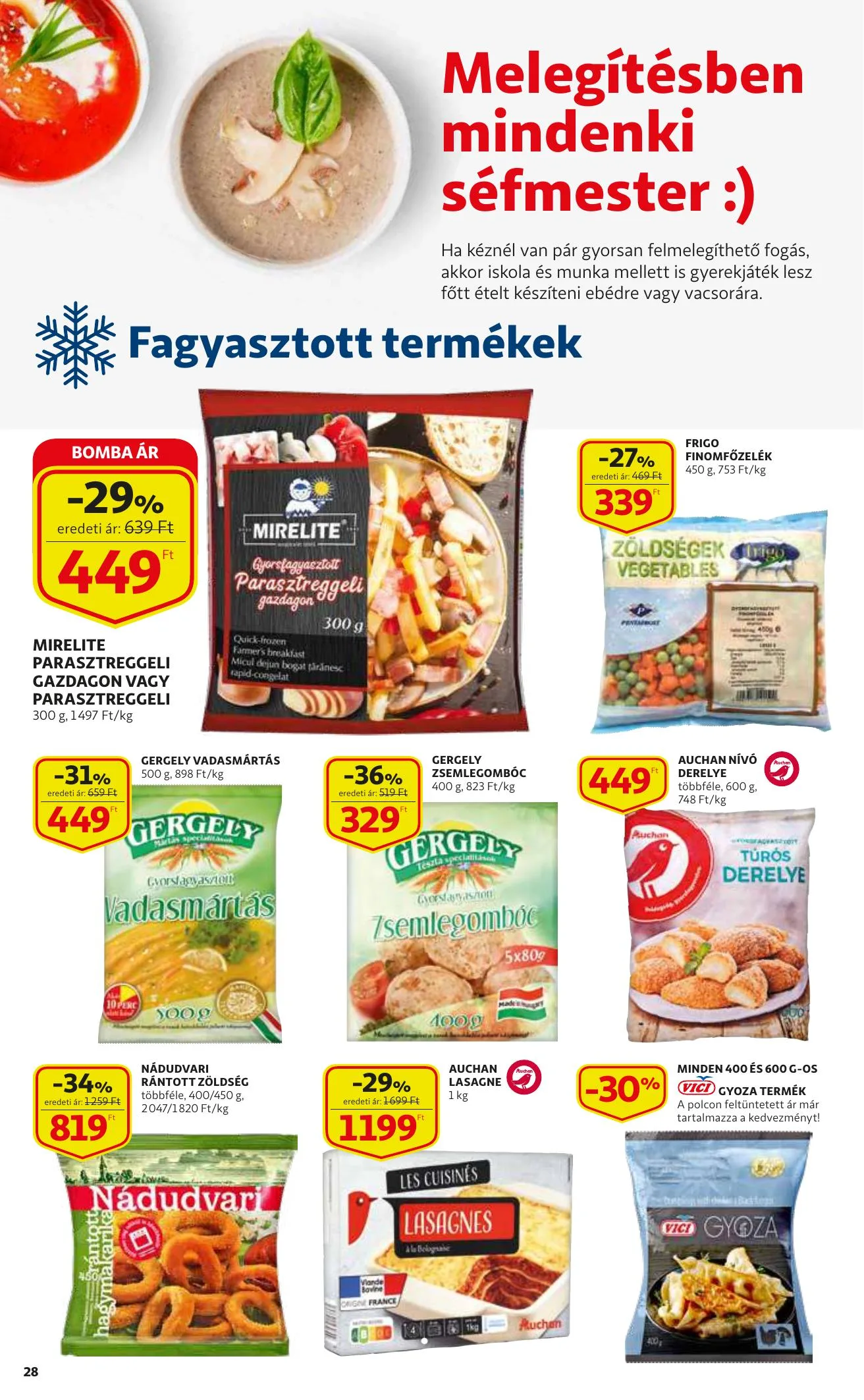 Auchan akciós újság 09.16–09.22 – 28. oldal