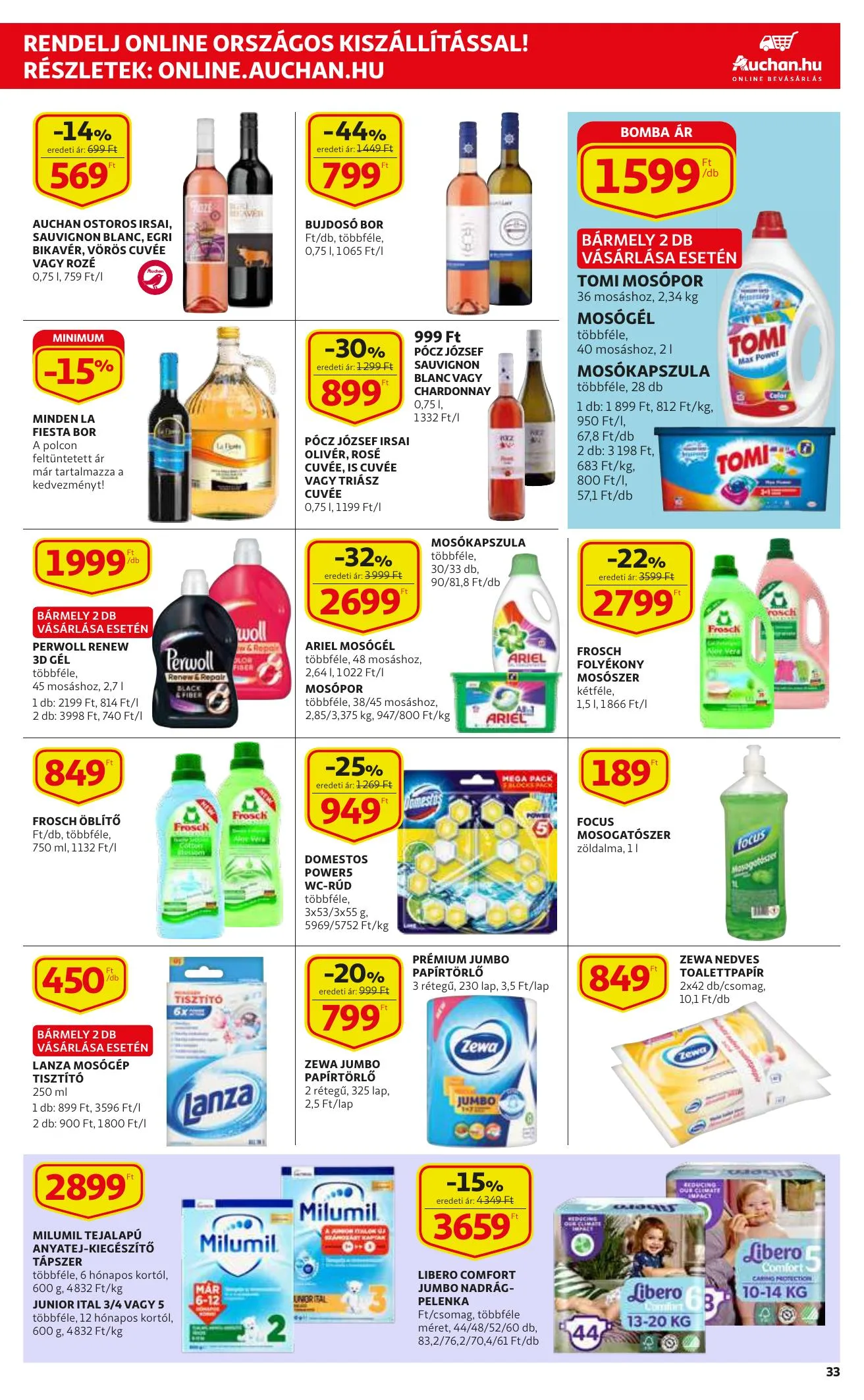 Auchan akciós újság 09.16–09.22 – 33. oldal