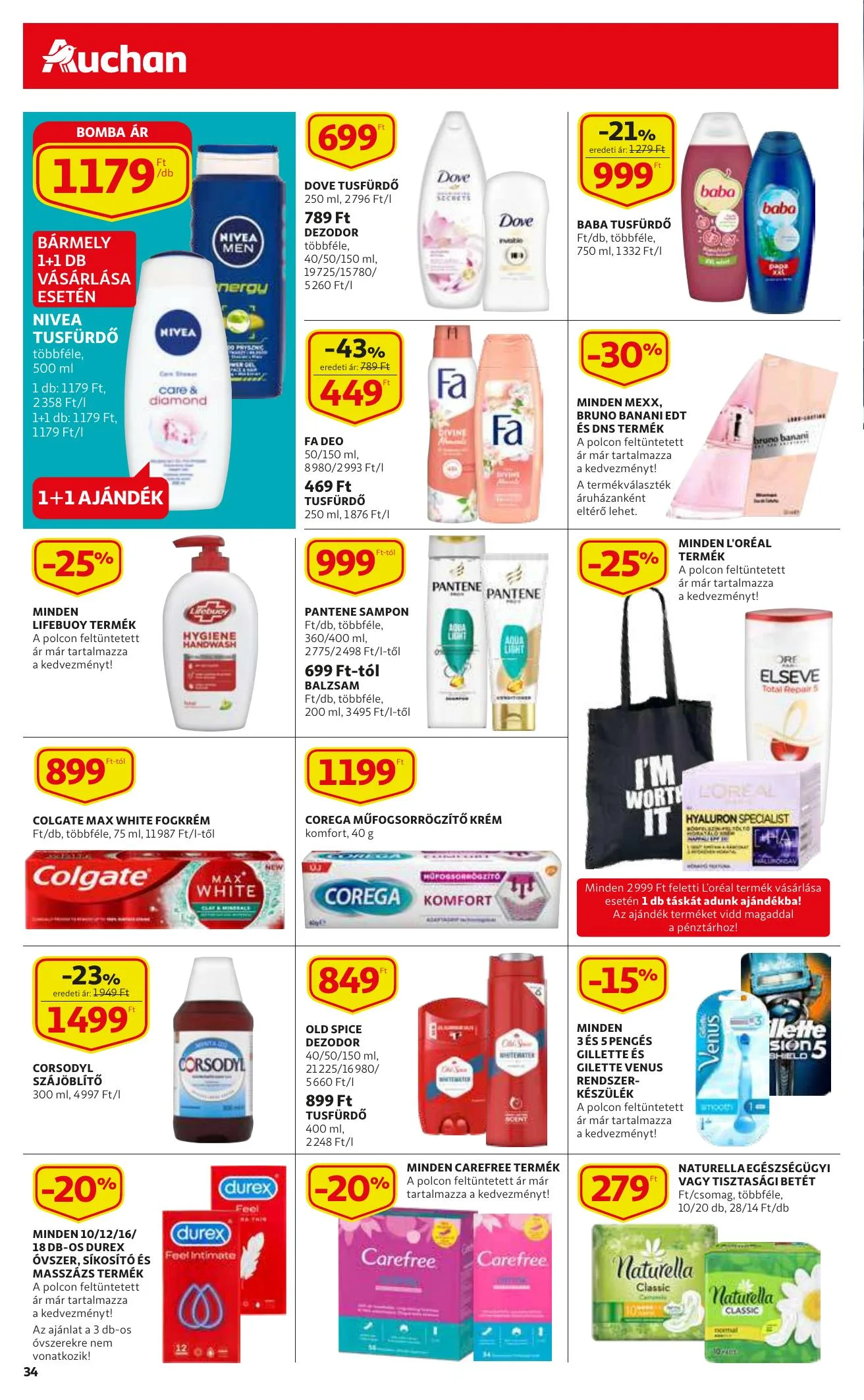 Auchan akciós újság 09.16–09.22 – 34. oldal