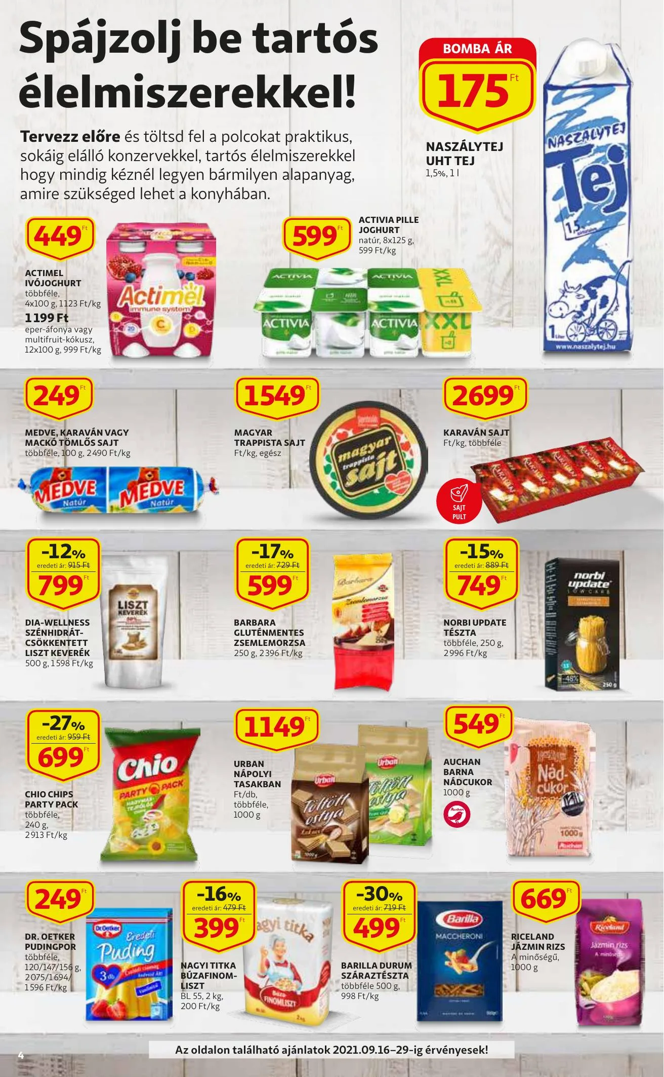 Auchan akciós újság 09.16–09.22 – 4. oldal