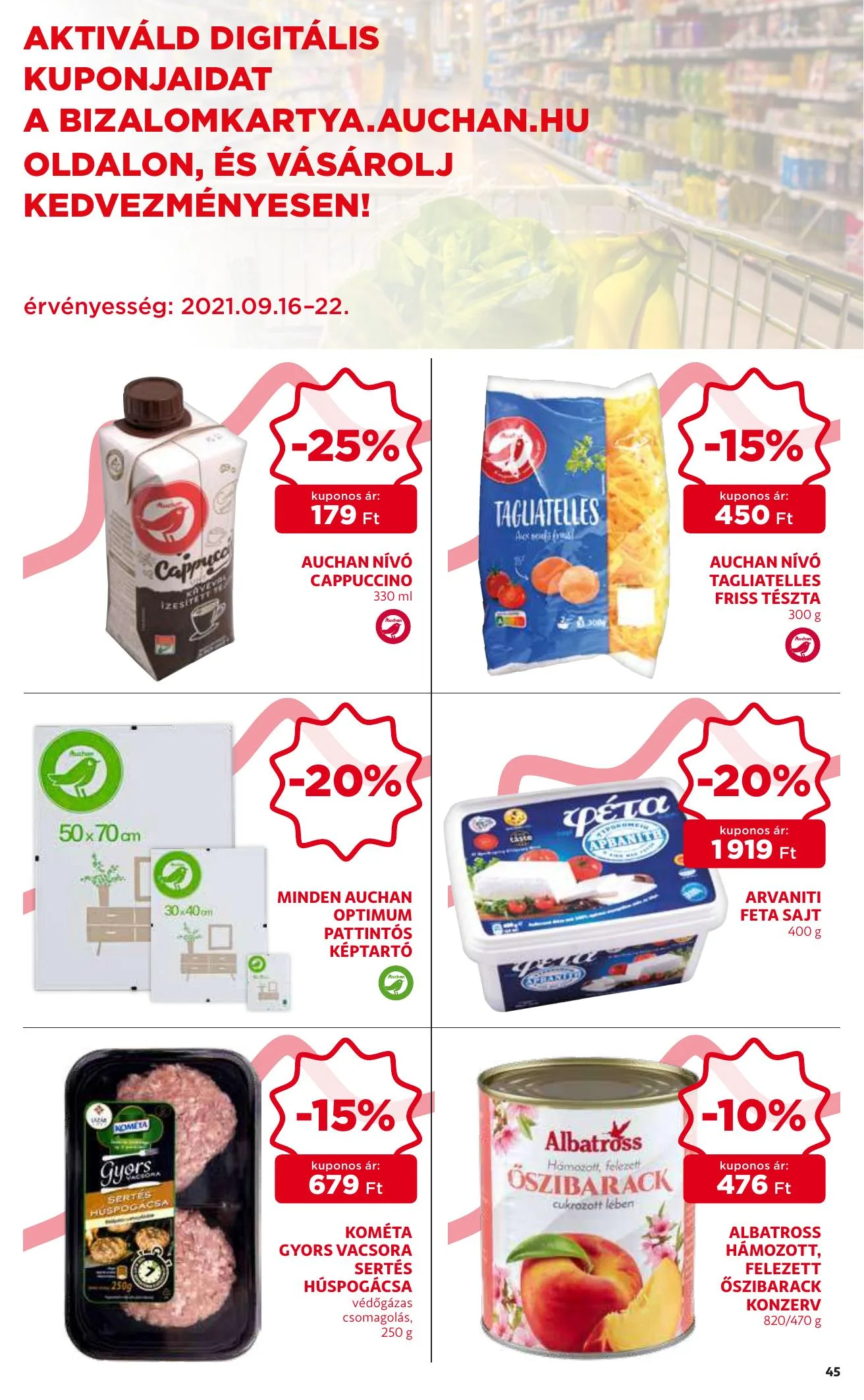 Auchan akciós újság 09.16–09.22 – 45. oldal