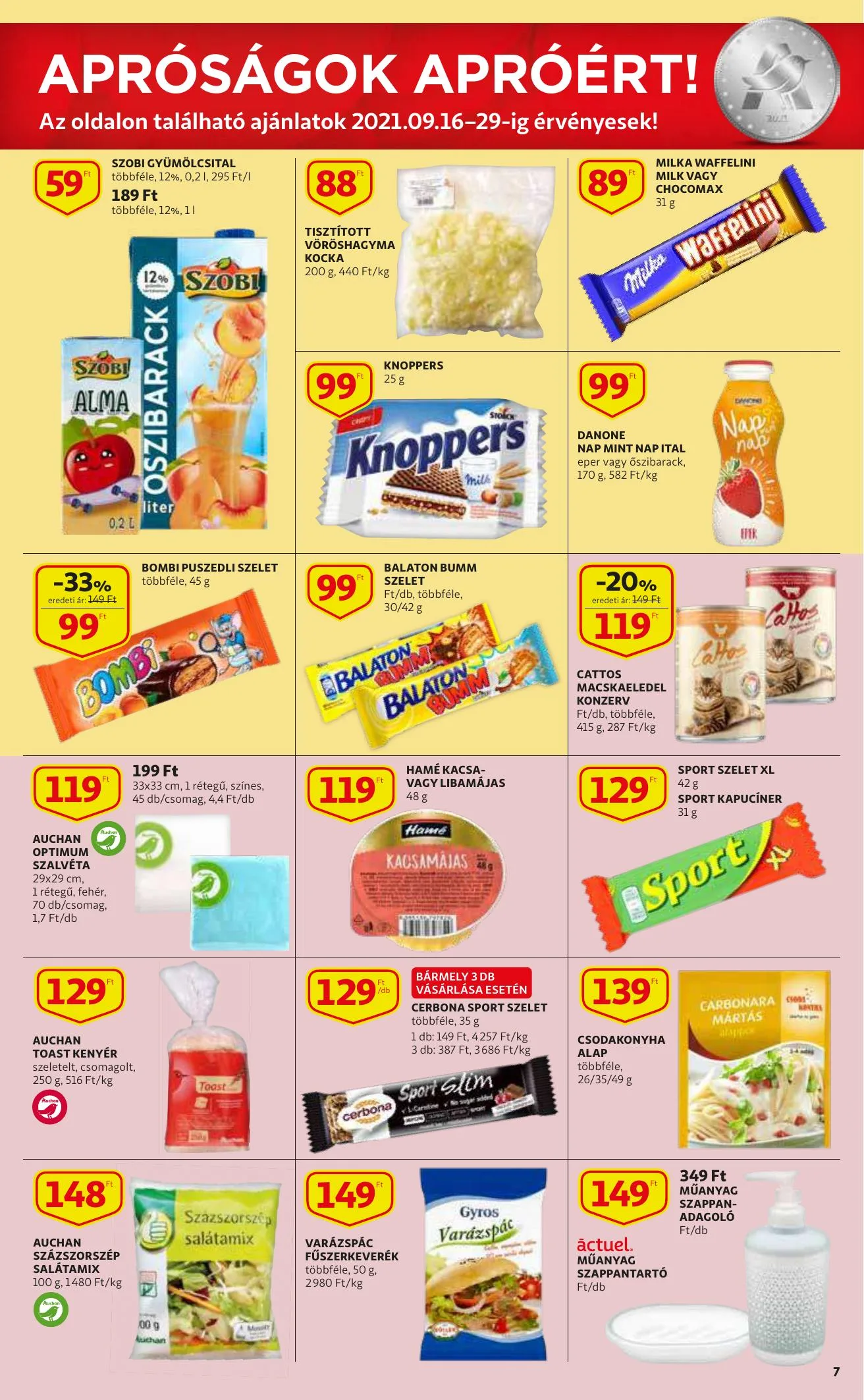 Auchan akciós újság 09.16–09.22 – 7. oldal