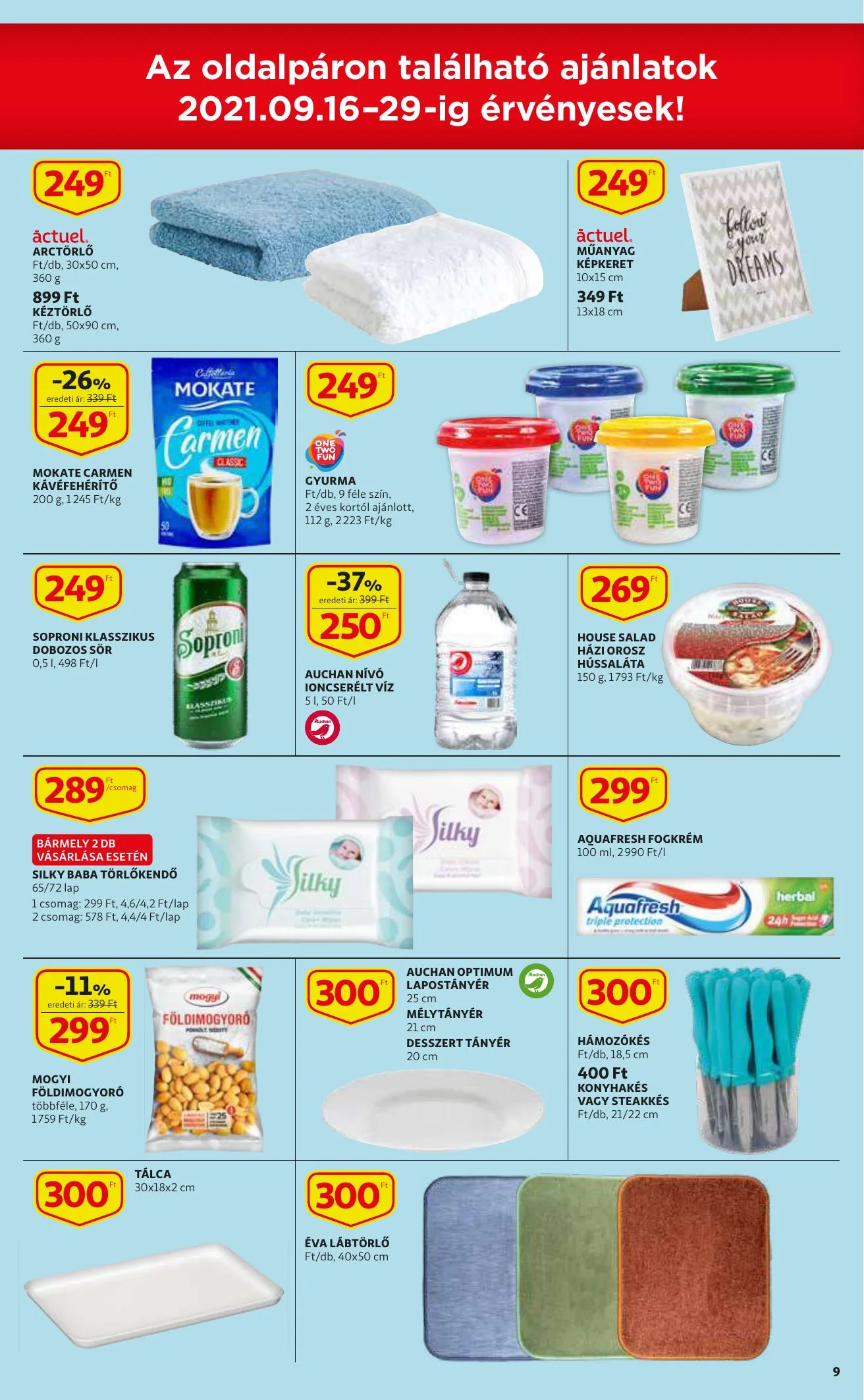 Auchan akciós újság 09.16–09.22 – 9. oldal