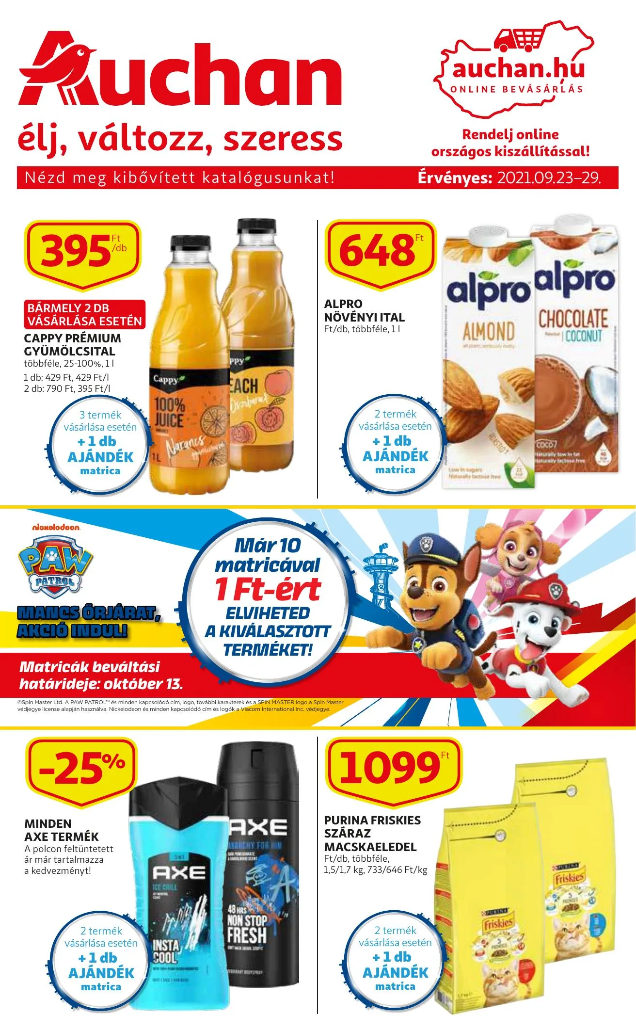 Auchan akciós újság 09.23–09.29
