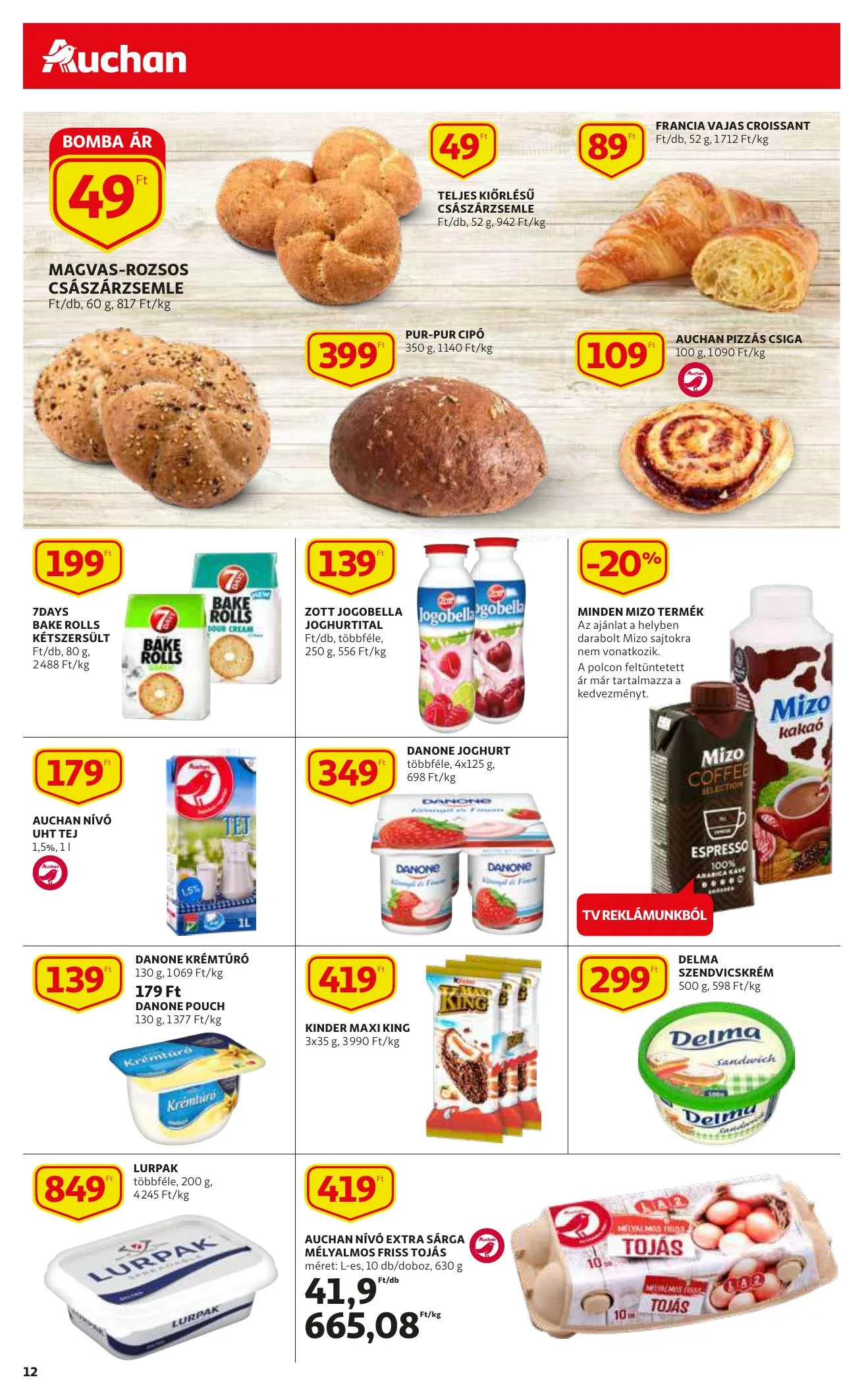 Auchan akciós újság 09.23–09.29 – 12. oldal
