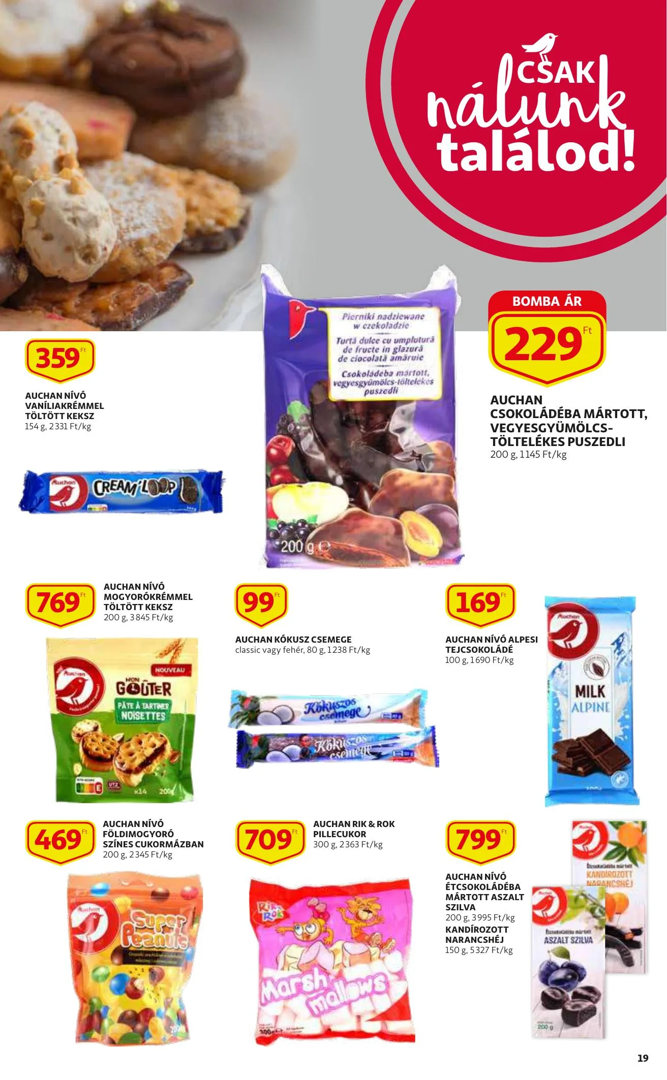 Auchan akciós újság 09.23–09.29 – 19. oldal