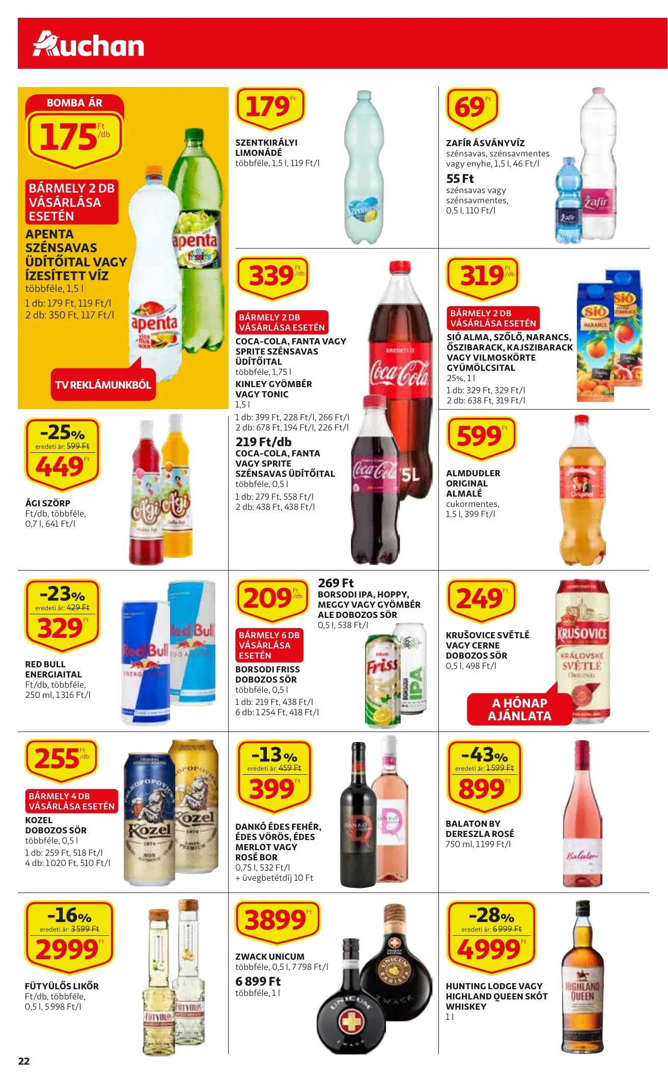Auchan akciós újság 09.23–09.29 – 22. oldal