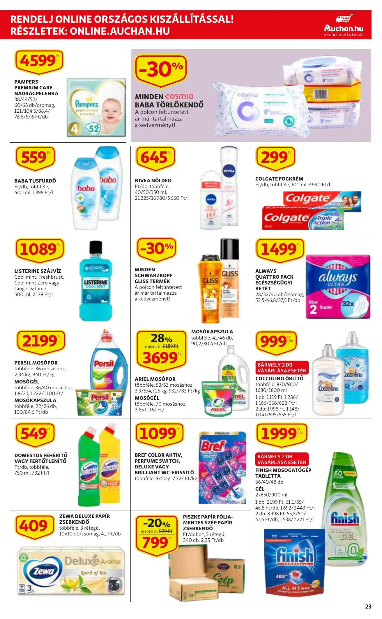 Auchan akciós újság 09.23–09.29 – 23. oldal