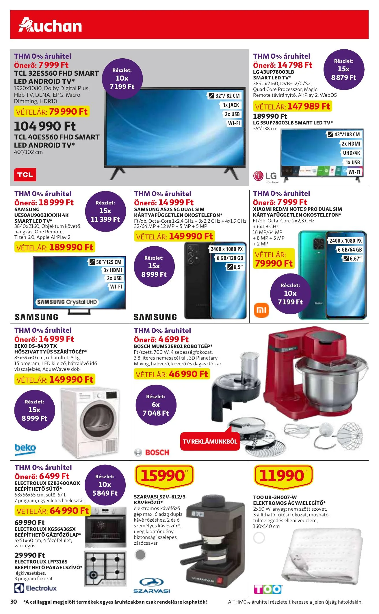 Auchan akciós újság 09.23–09.29 – 30. oldal
