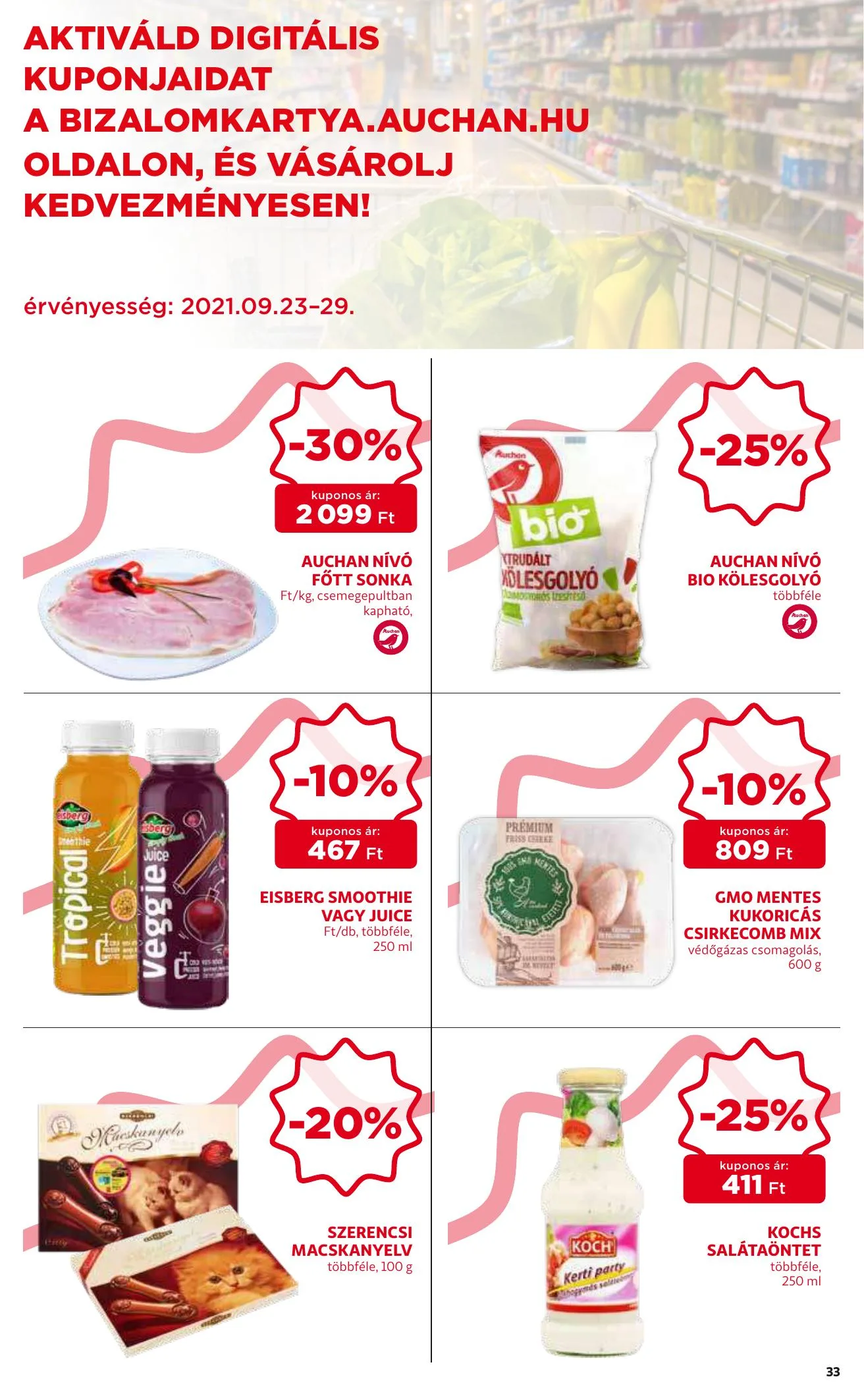 Auchan akciós újság 09.23–09.29 – 33. oldal