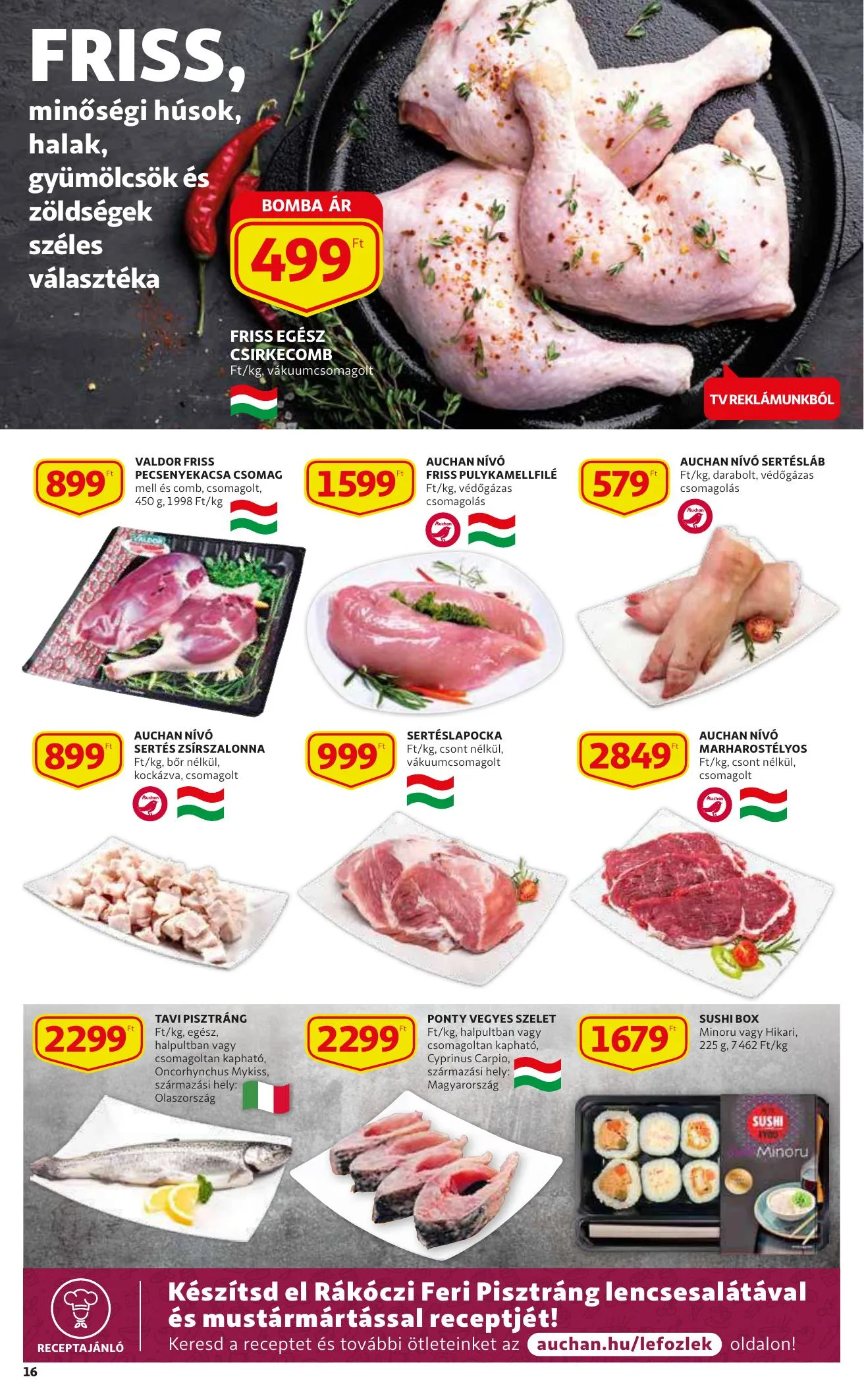 Auchan akciós újság 09.30–10.06 – 16. oldal