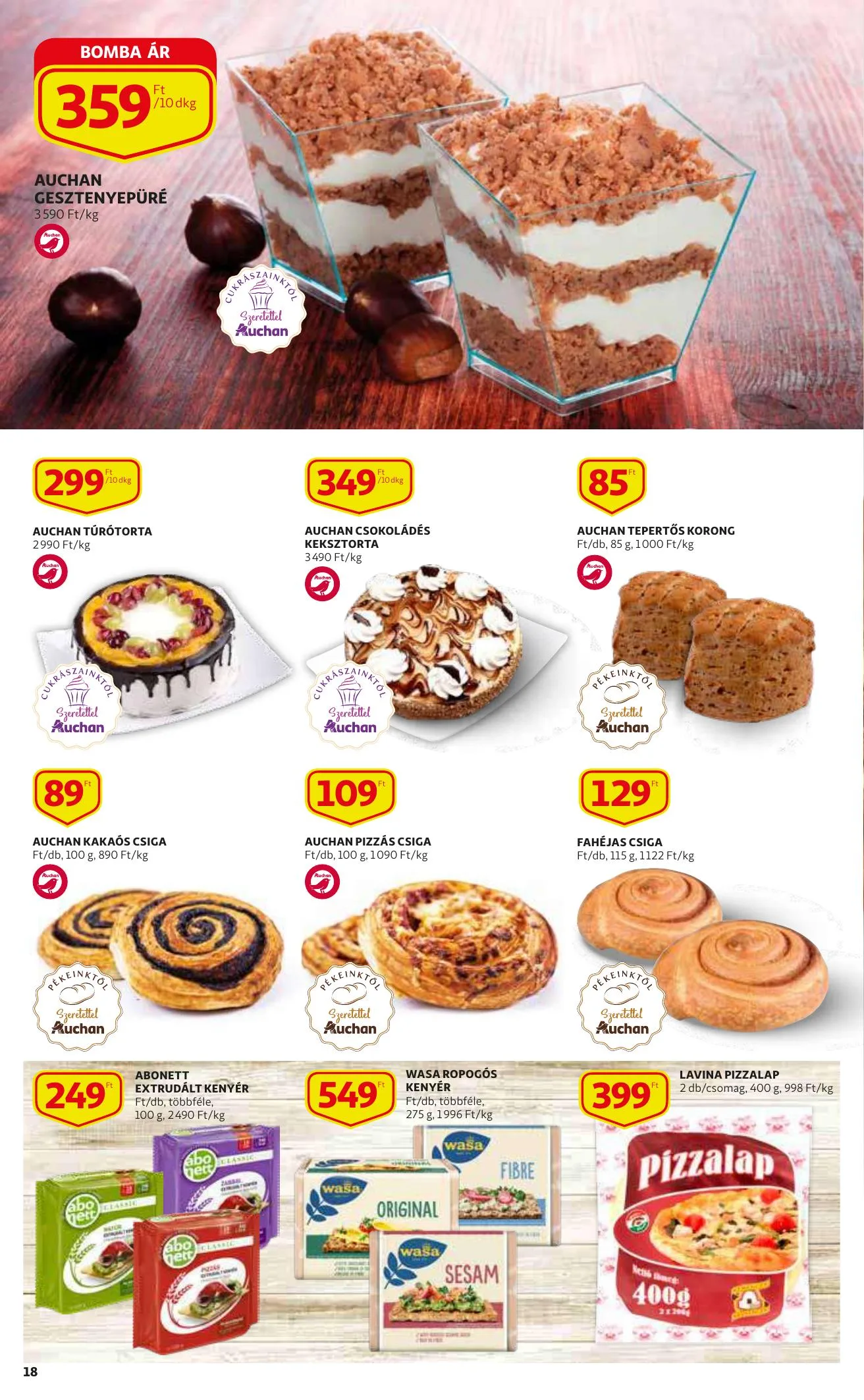 Auchan akciós újság 09.30–10.06 – 18. oldal