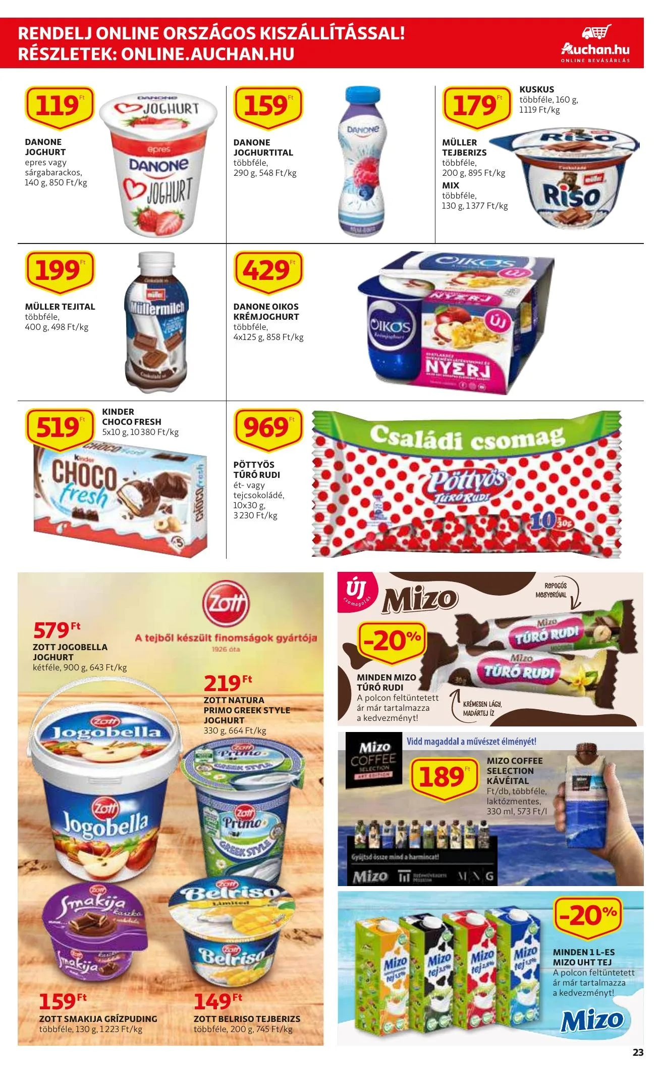 Auchan akciós újság 09.30–10.06 – 23. oldal