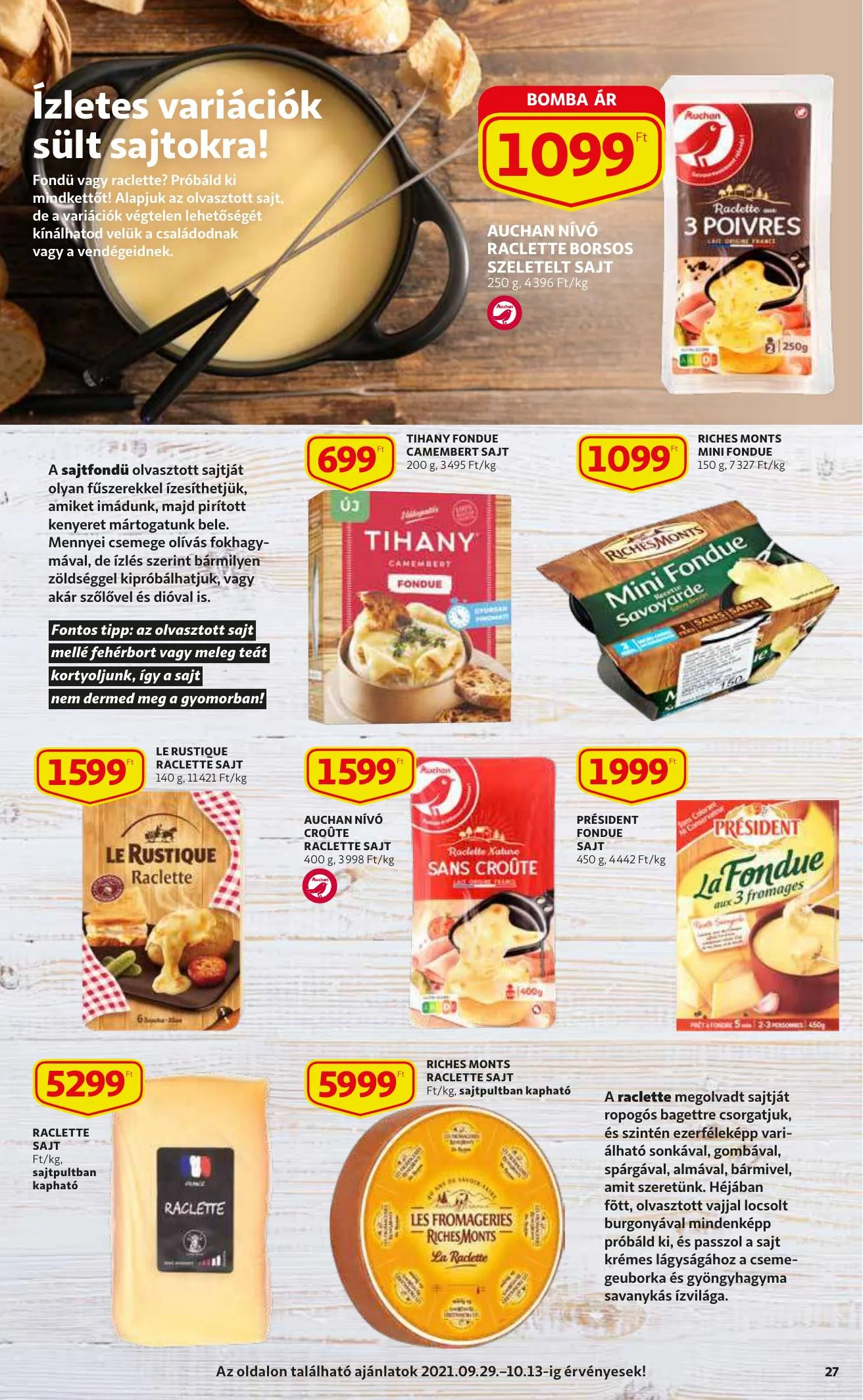 Auchan akciós újság 09.30–10.06 – 27. oldal