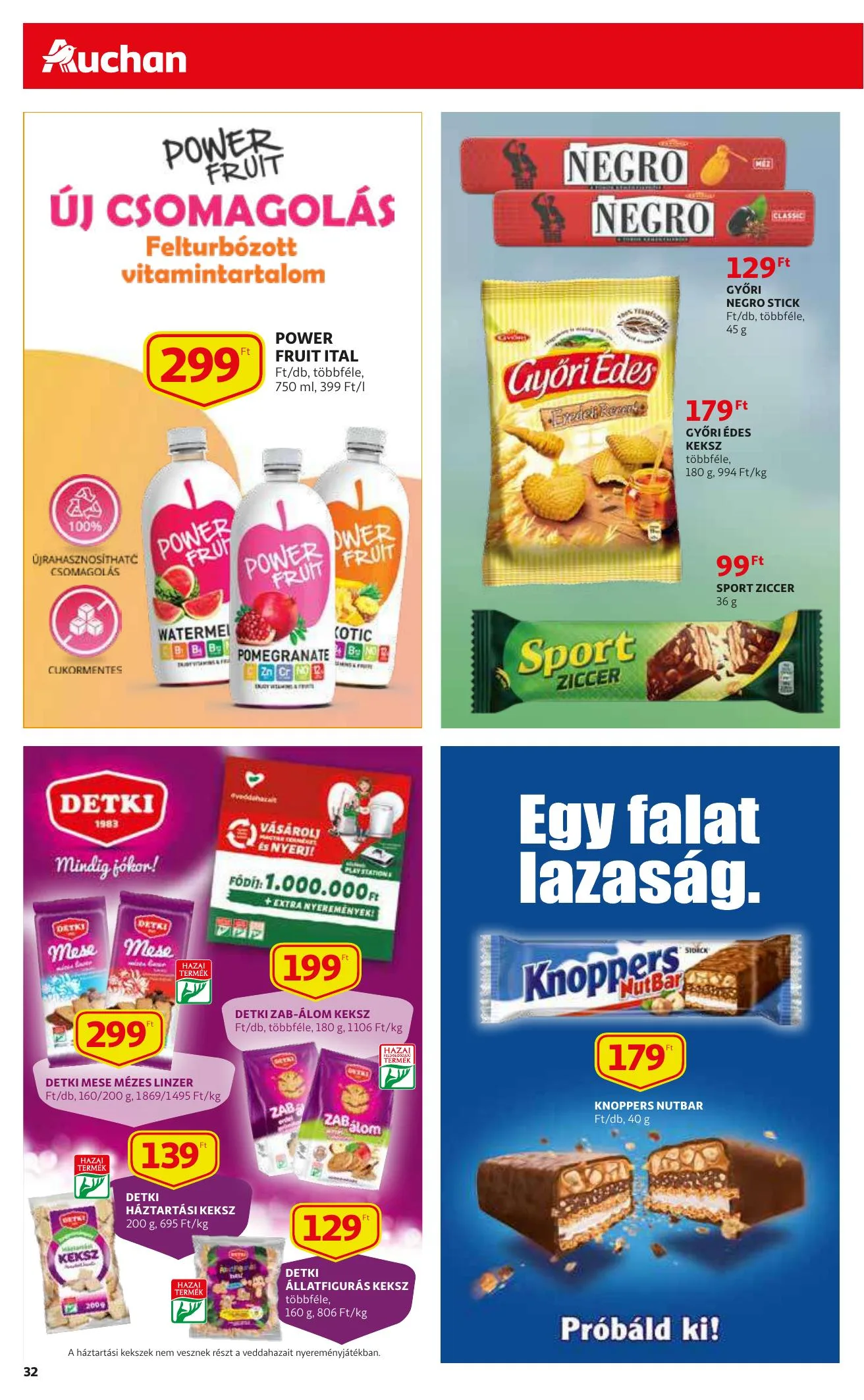 Auchan akciós újság 09.30–10.06 – 32. oldal