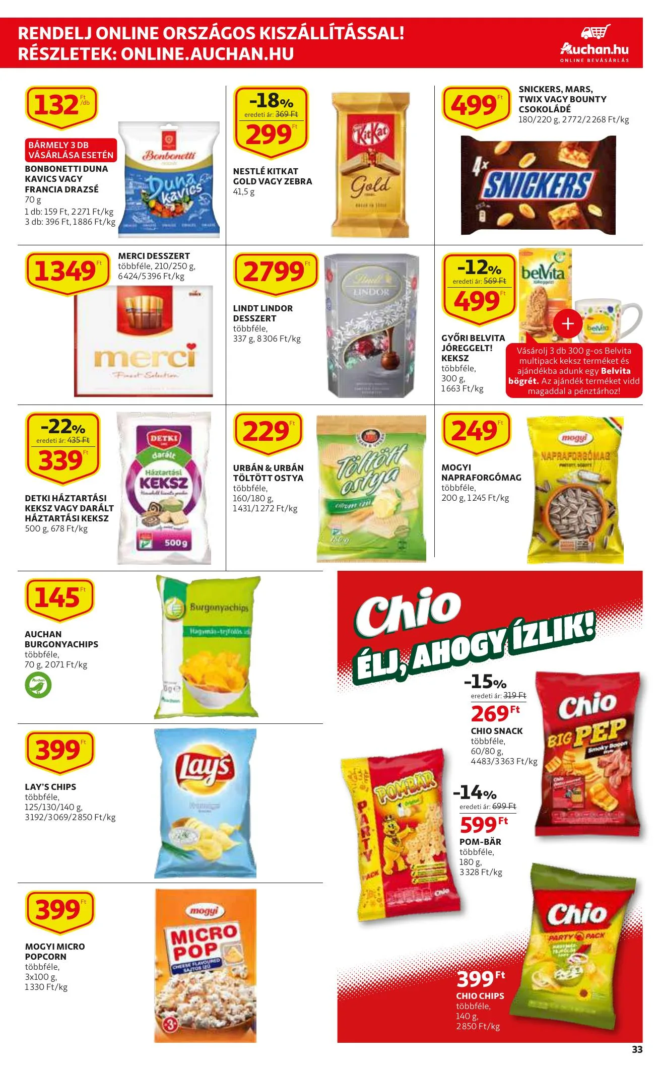 Auchan akciós újság 09.30–10.06 – 33. oldal