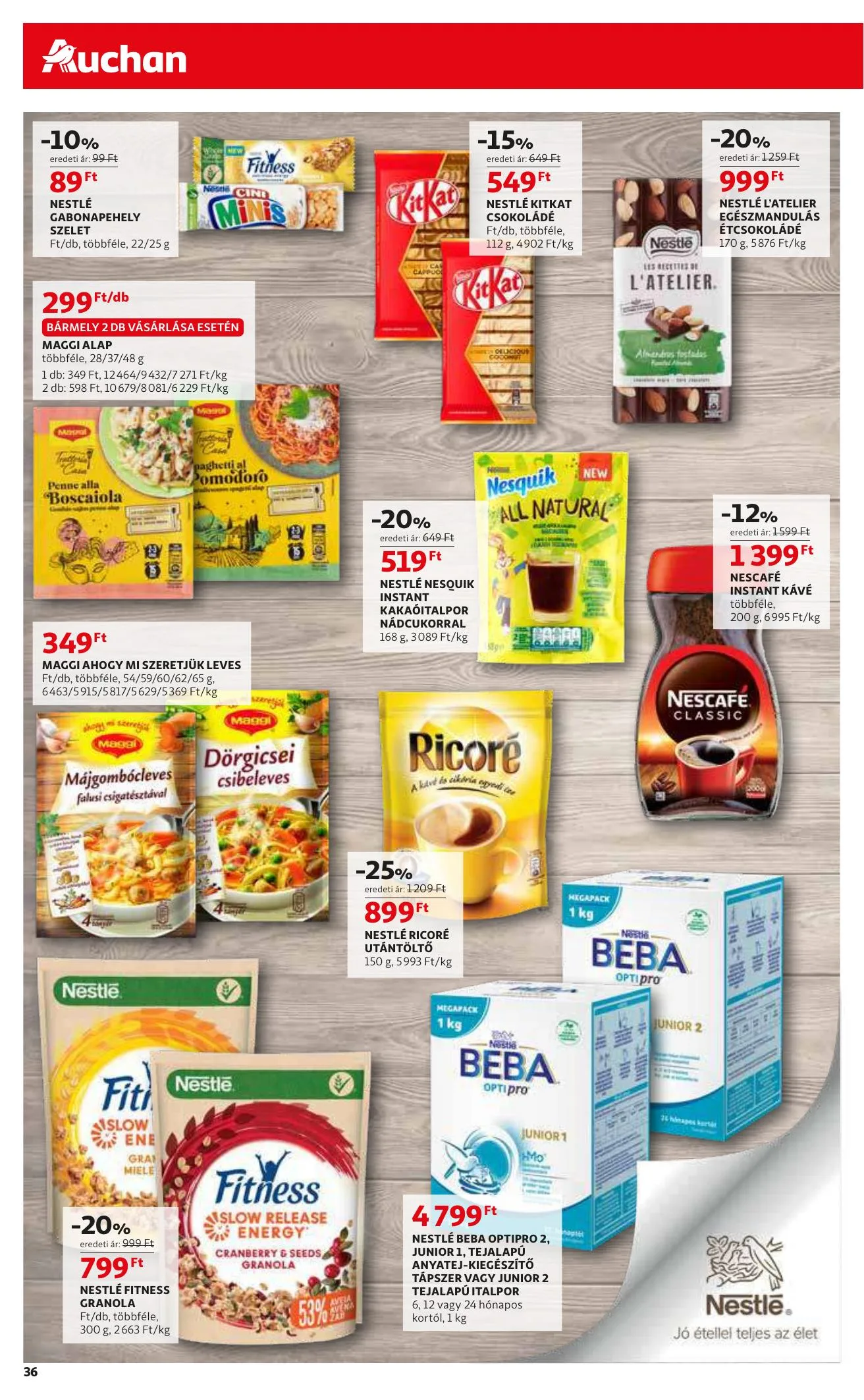 Auchan akciós újság 09.30–10.06 – 36. oldal