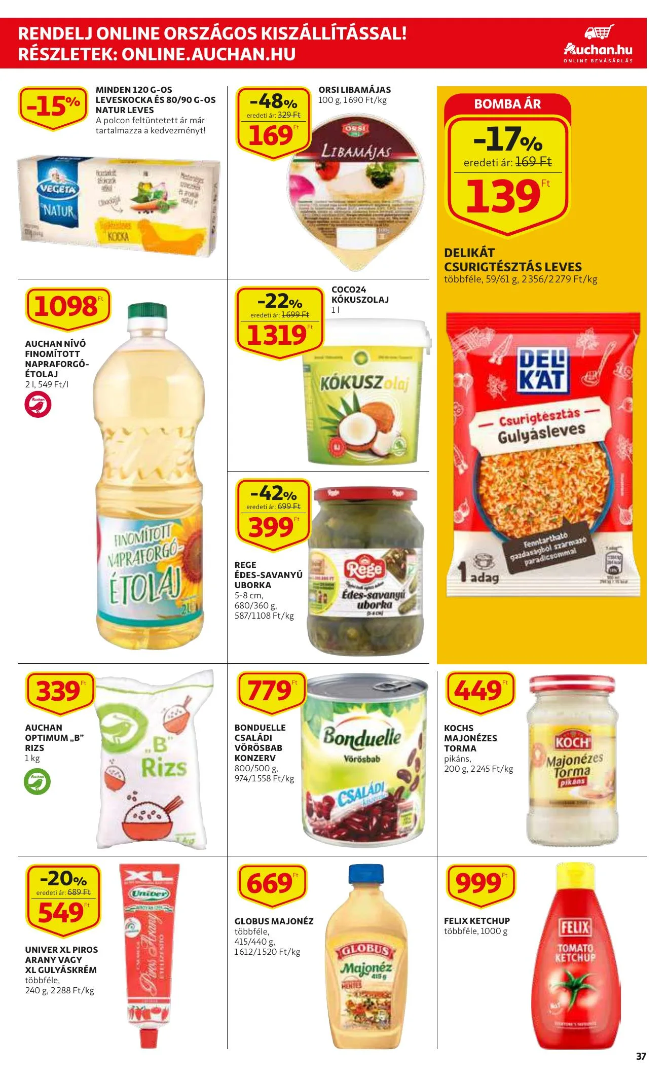 Auchan akciós újság 09.30–10.06 – 37. oldal