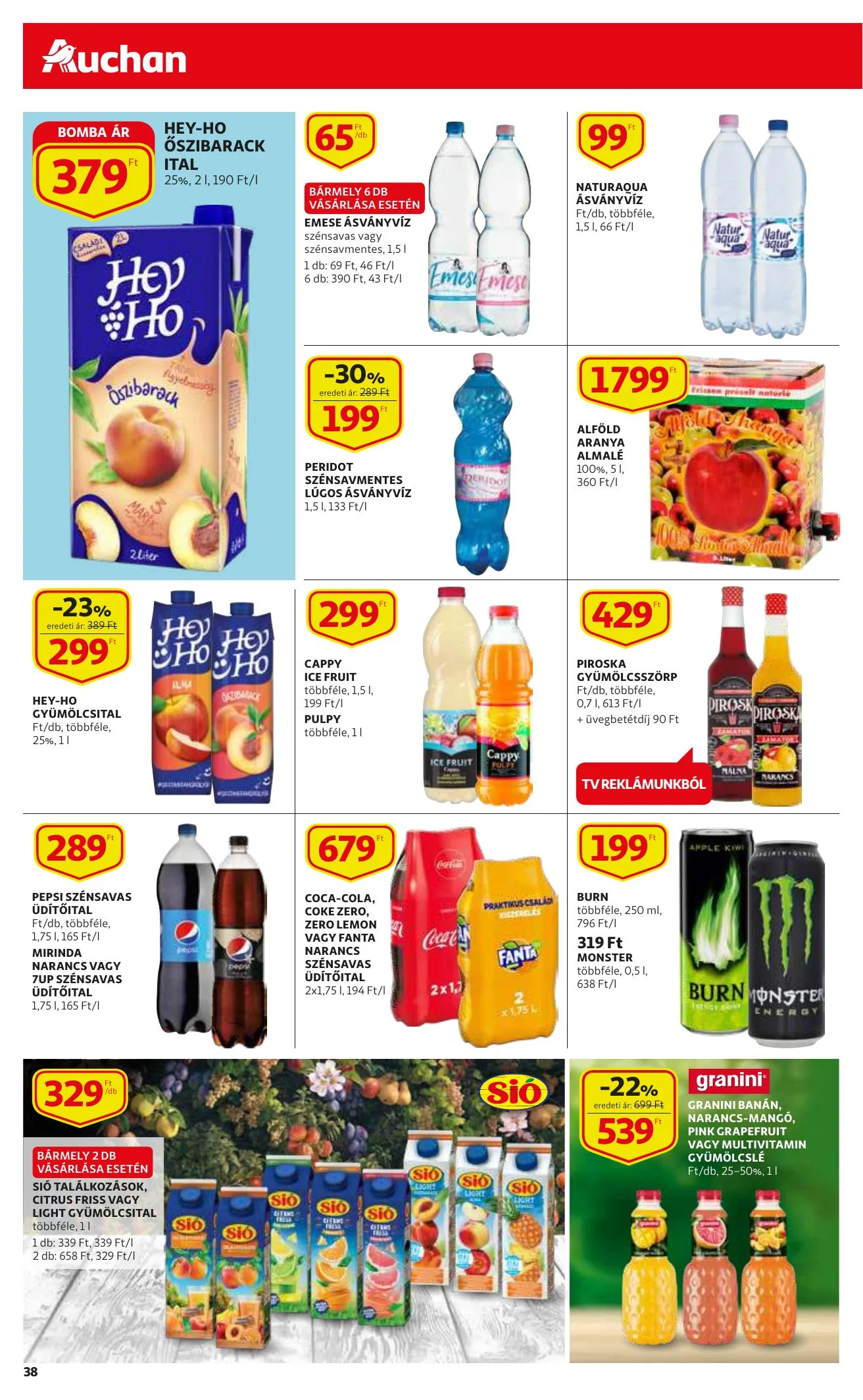 Auchan akciós újság 09.30–10.06 – 38. oldal