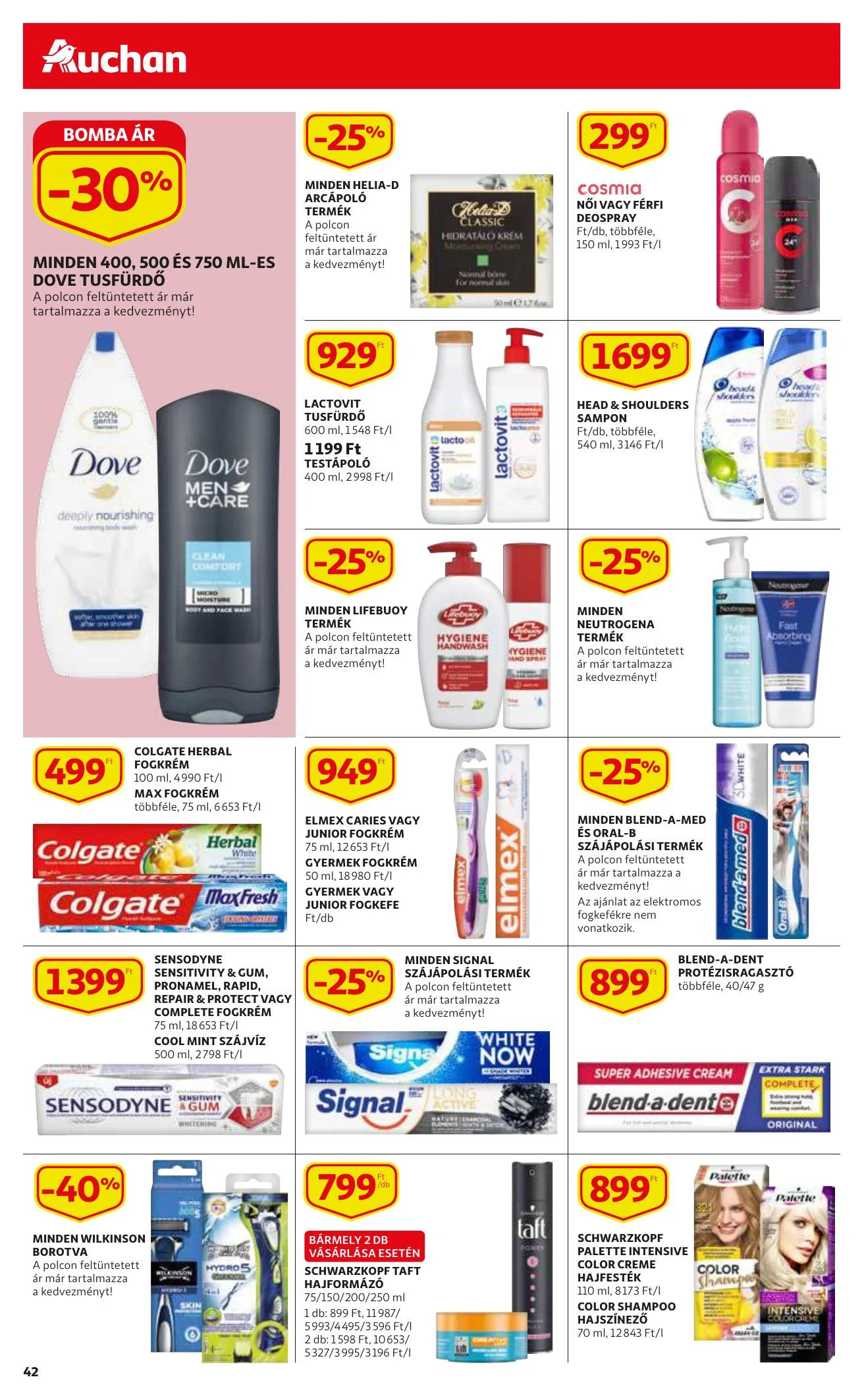 Auchan akciós újság 09.30–10.06 – 42. oldal