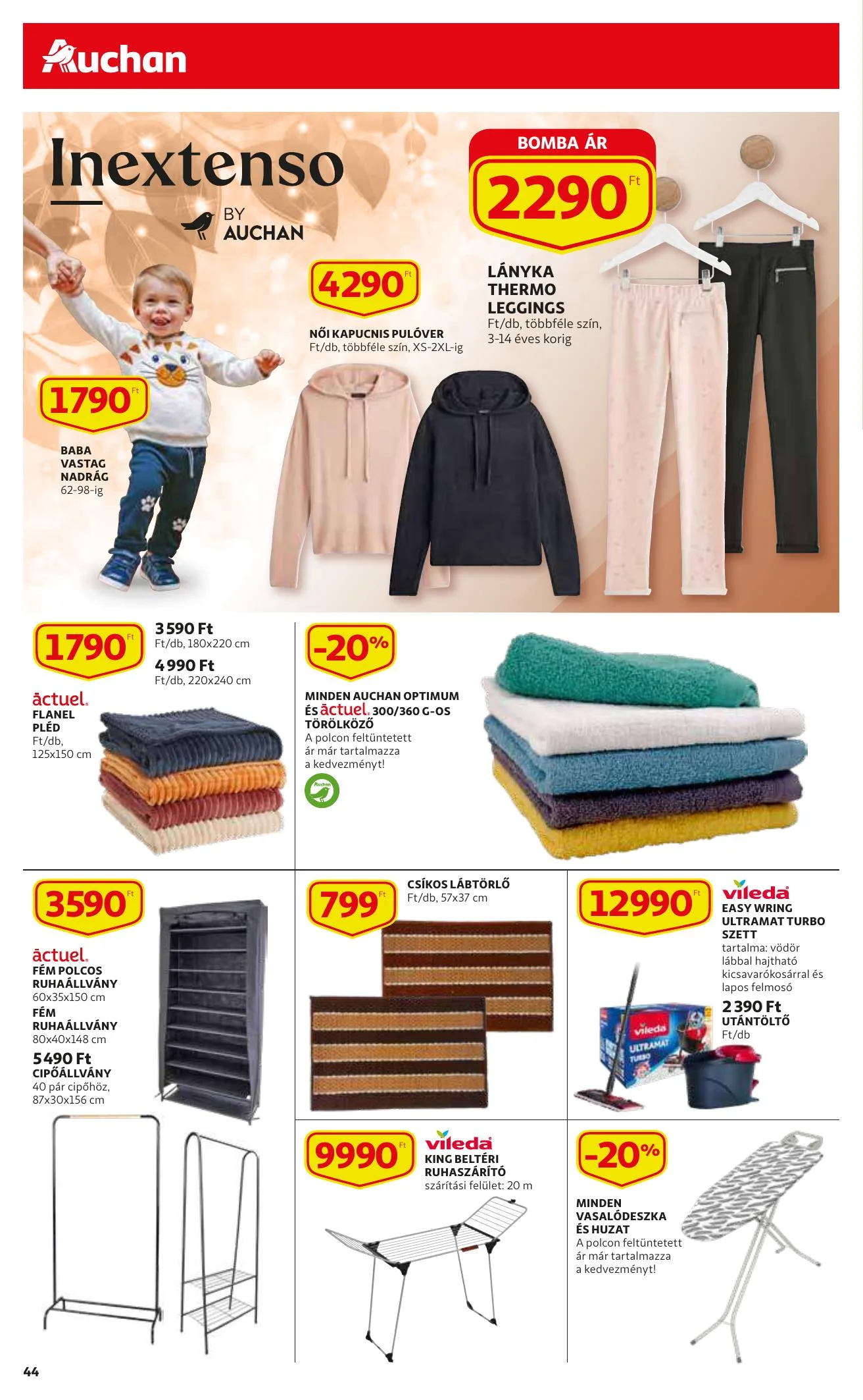 Auchan akciós újság 09.30–10.06 – 44. oldal