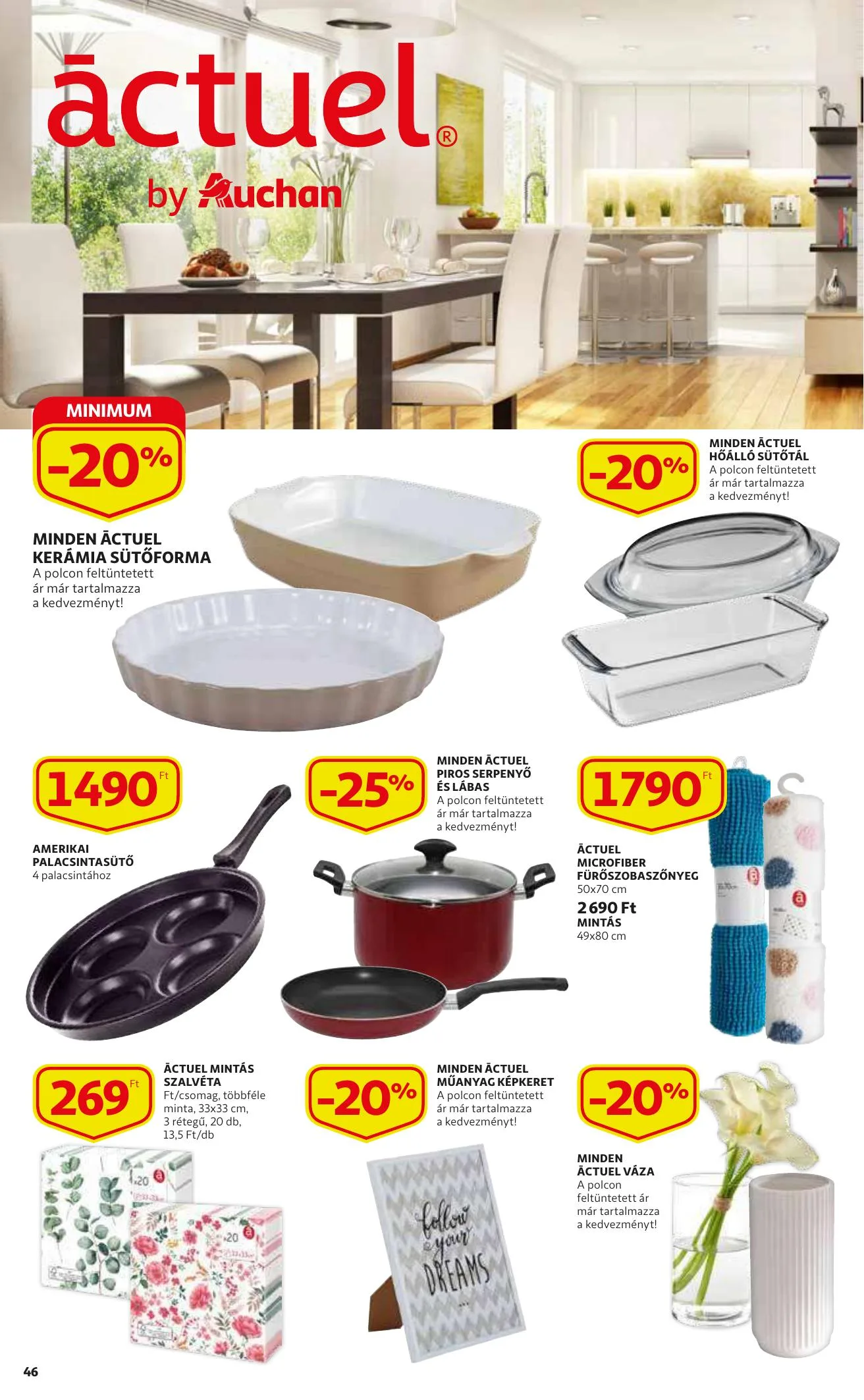 Auchan akciós újság 09.30–10.06 – 46. oldal