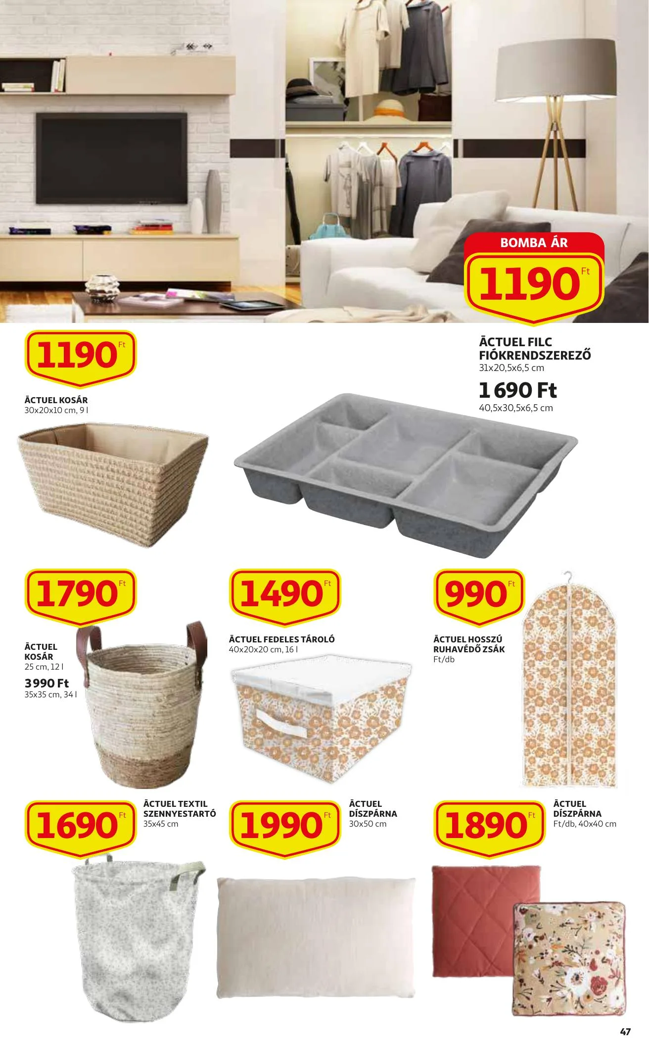 Auchan akciós újság 09.30–10.06 – 47. oldal