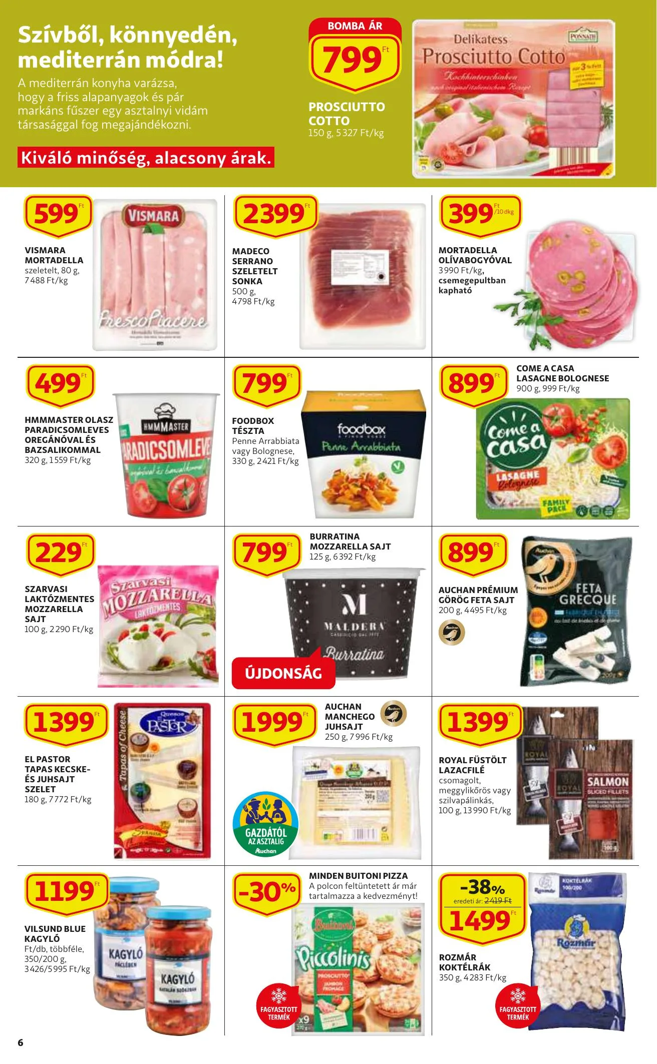 Auchan akciós újság 09.30–10.06 – 6. oldal