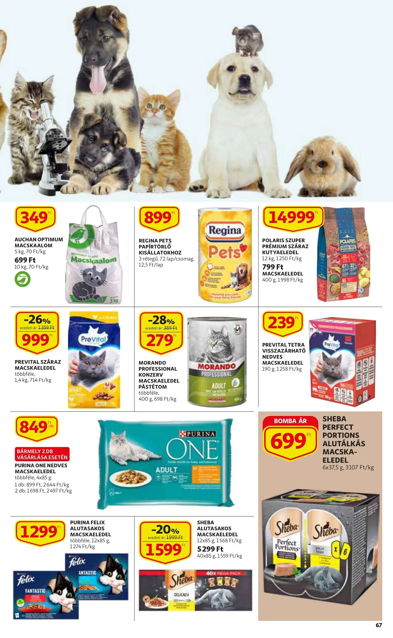 Auchan akciós újság 09.30–10.06 – 67. oldal