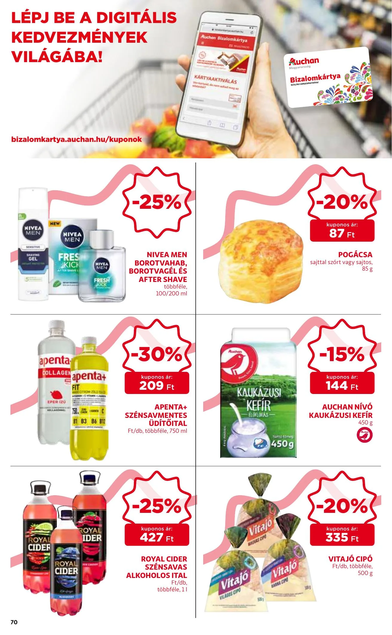 Auchan akciós újság 09.30–10.06 – 70. oldal