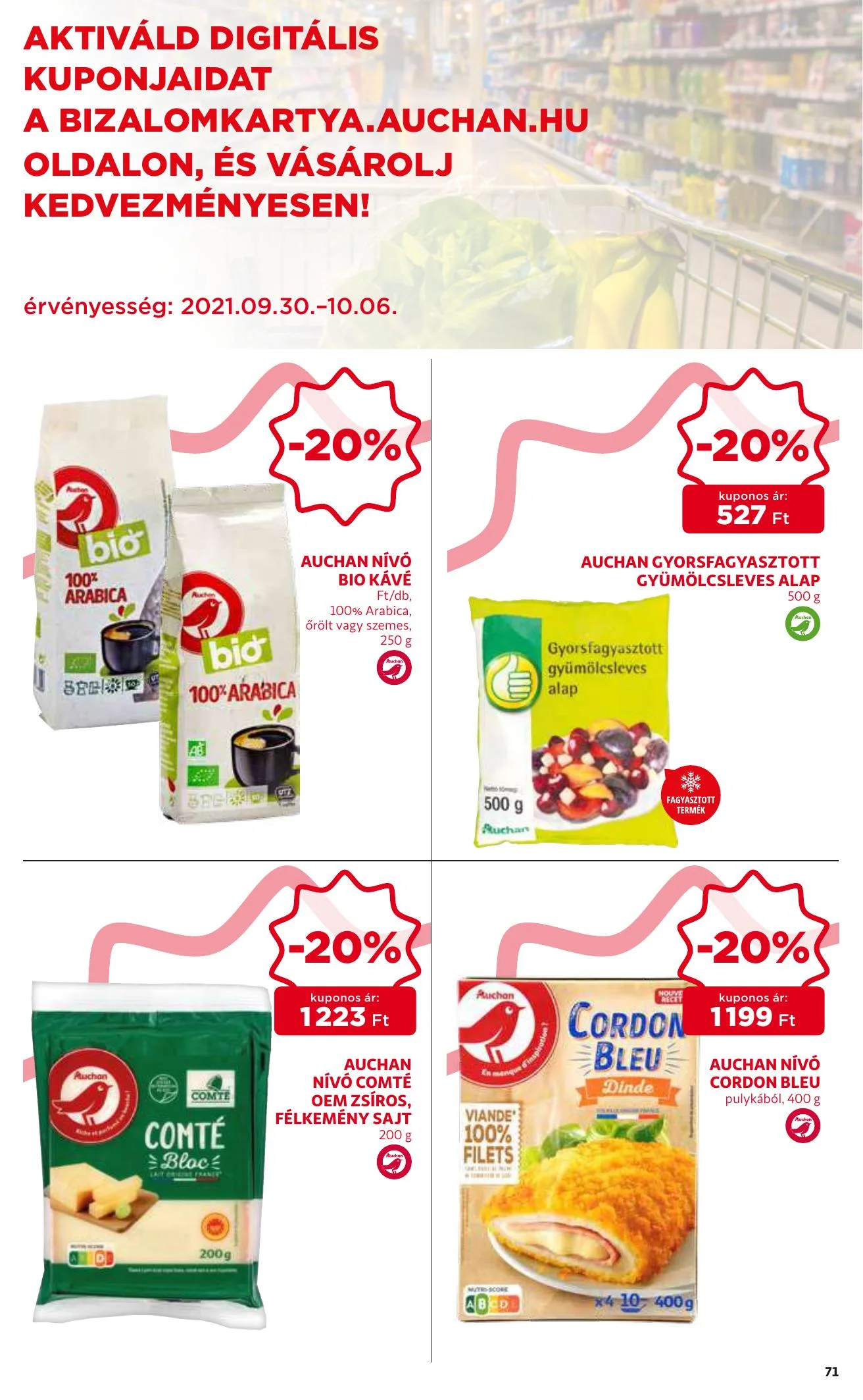 Auchan akciós újság 09.30–10.06 – 71. oldal