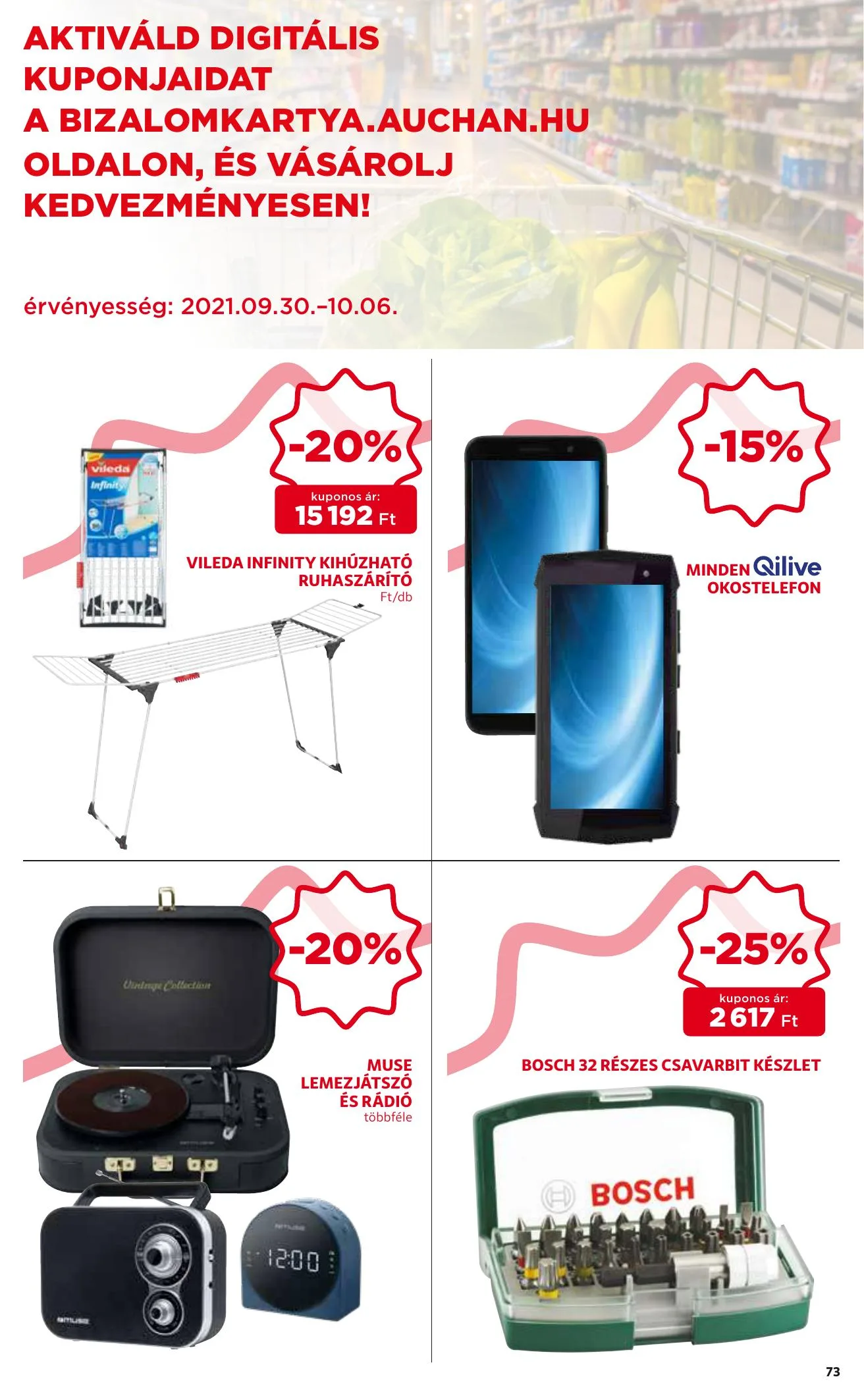 Auchan akciós újság 09.30–10.06 – 73. oldal