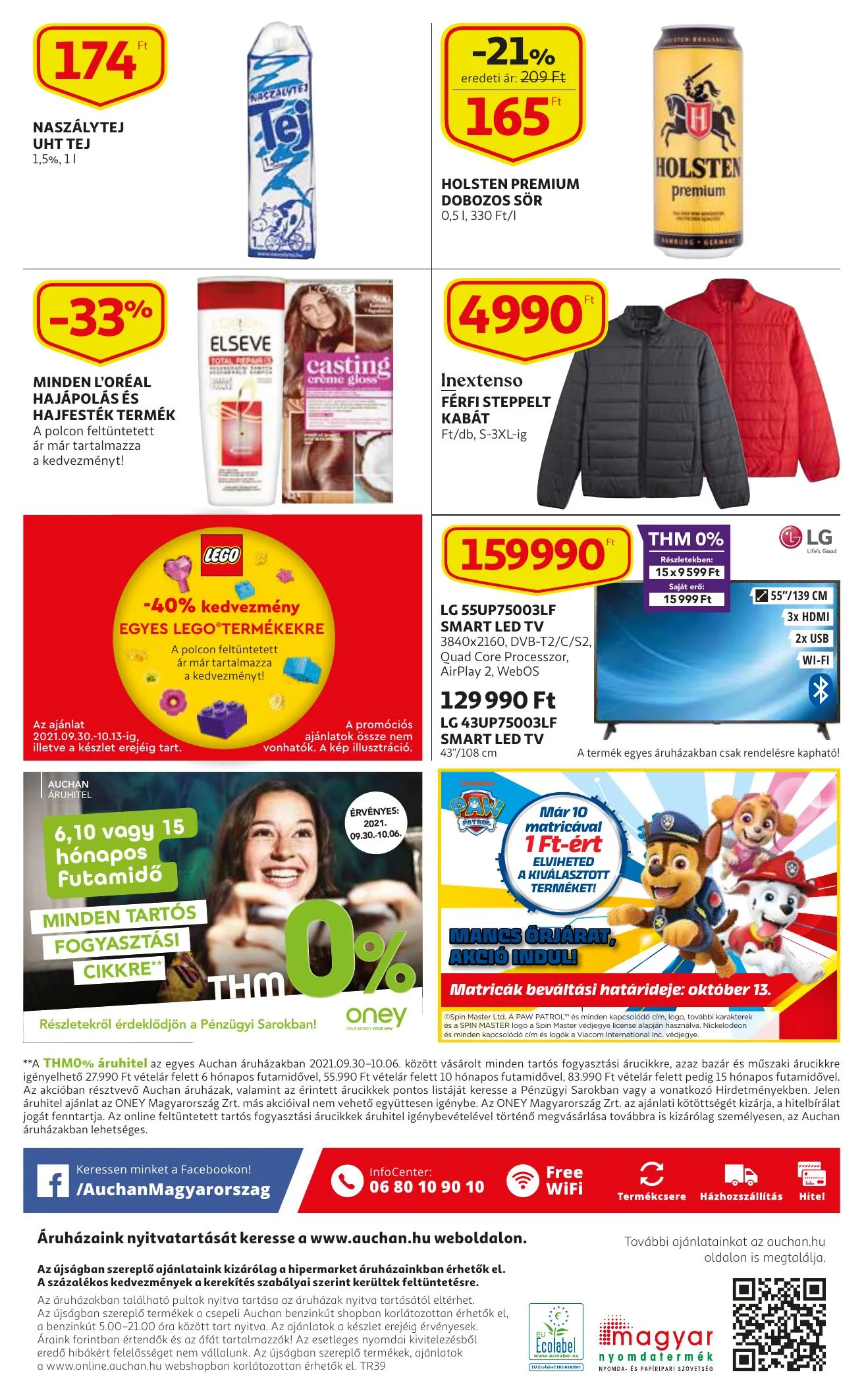 Auchan akciós újság 09.30–10.06 – 74. oldal