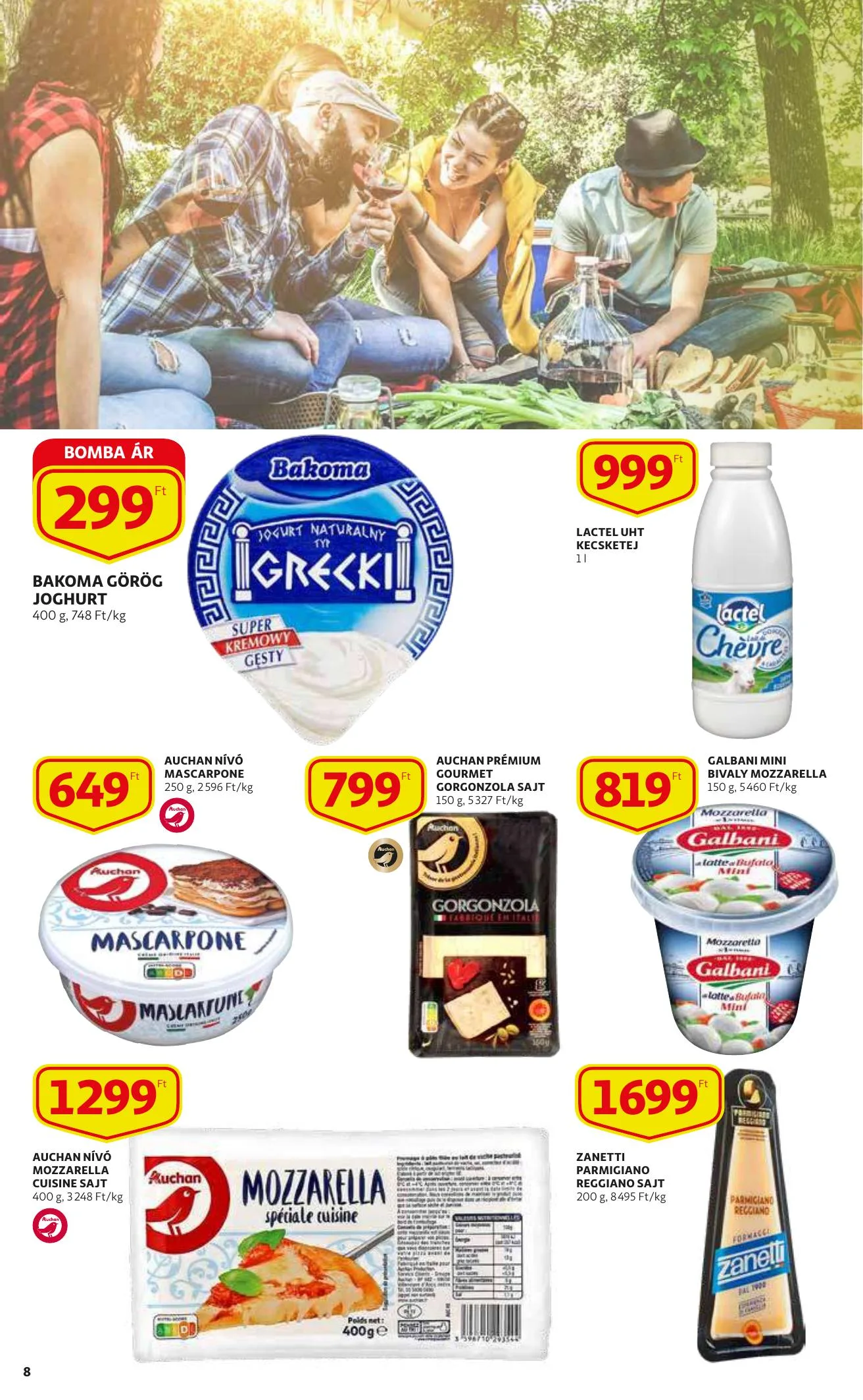 Auchan akciós újság 09.30–10.06 – 8. oldal