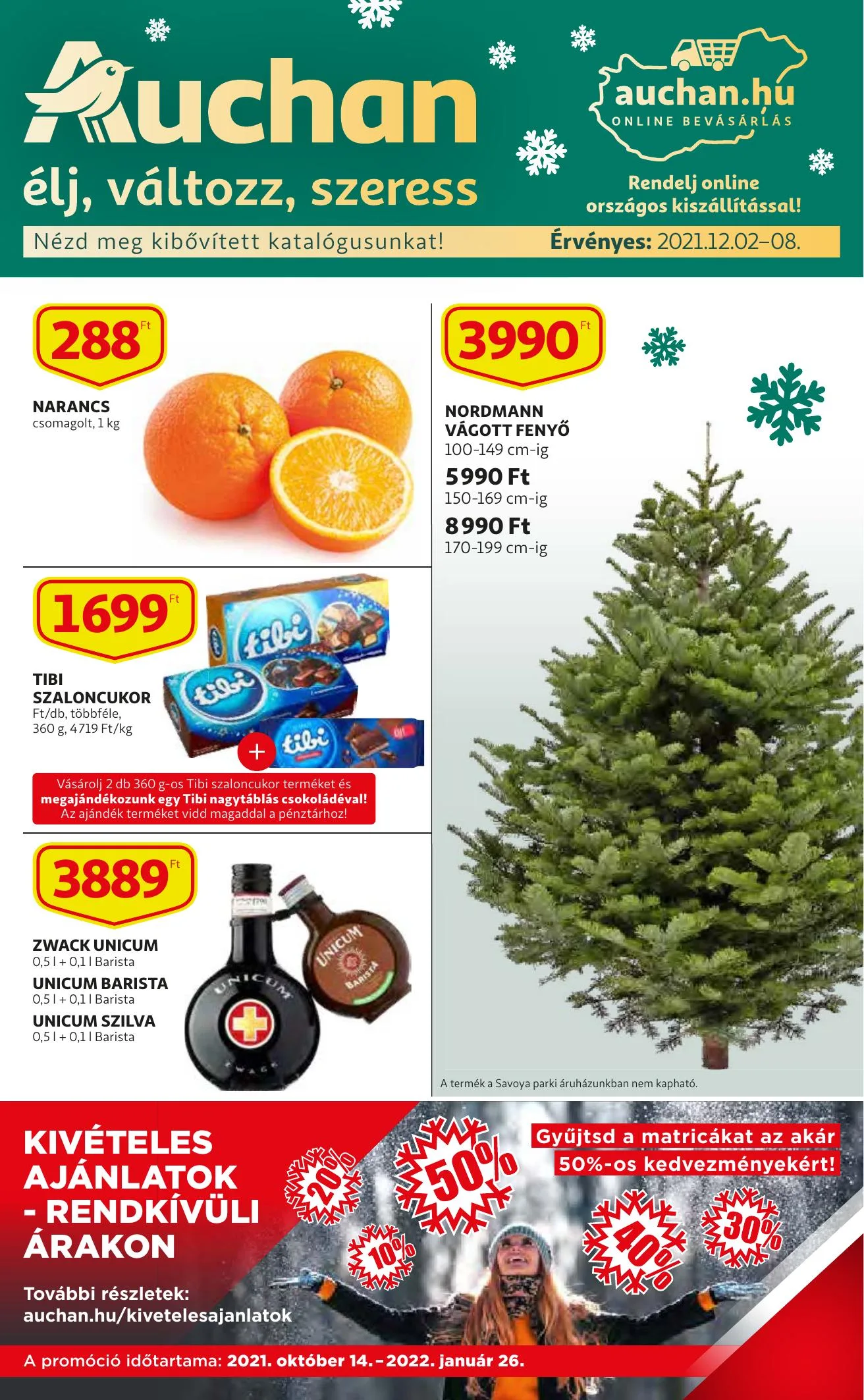 Auchan akciós újság 12.02–12.08