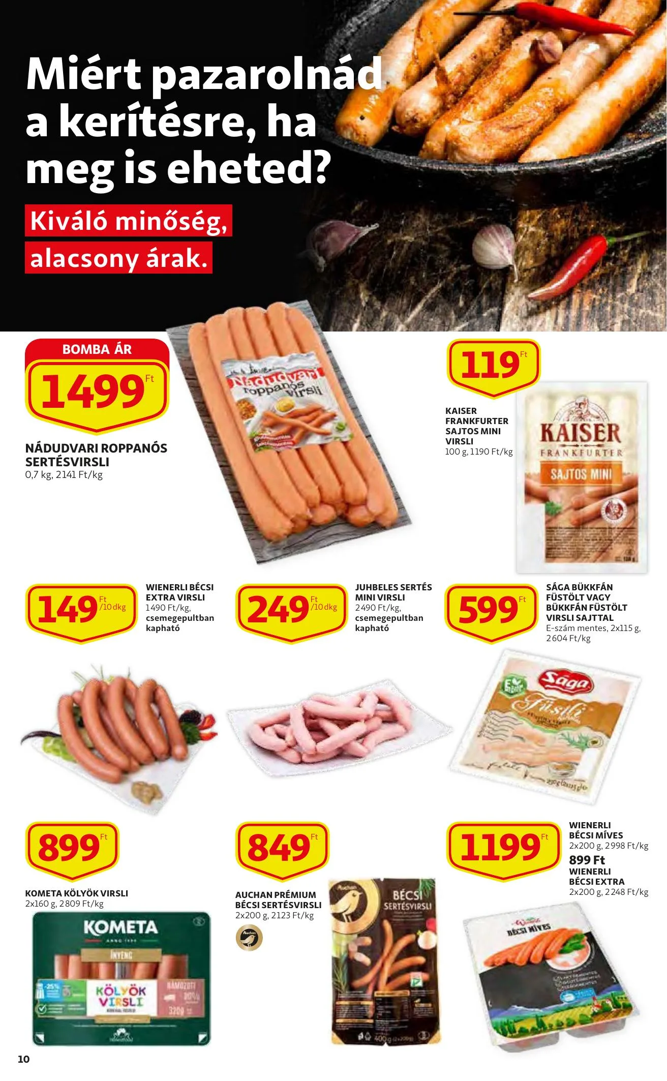 Auchan akciós újság 12.02–12.08 – 10. oldal