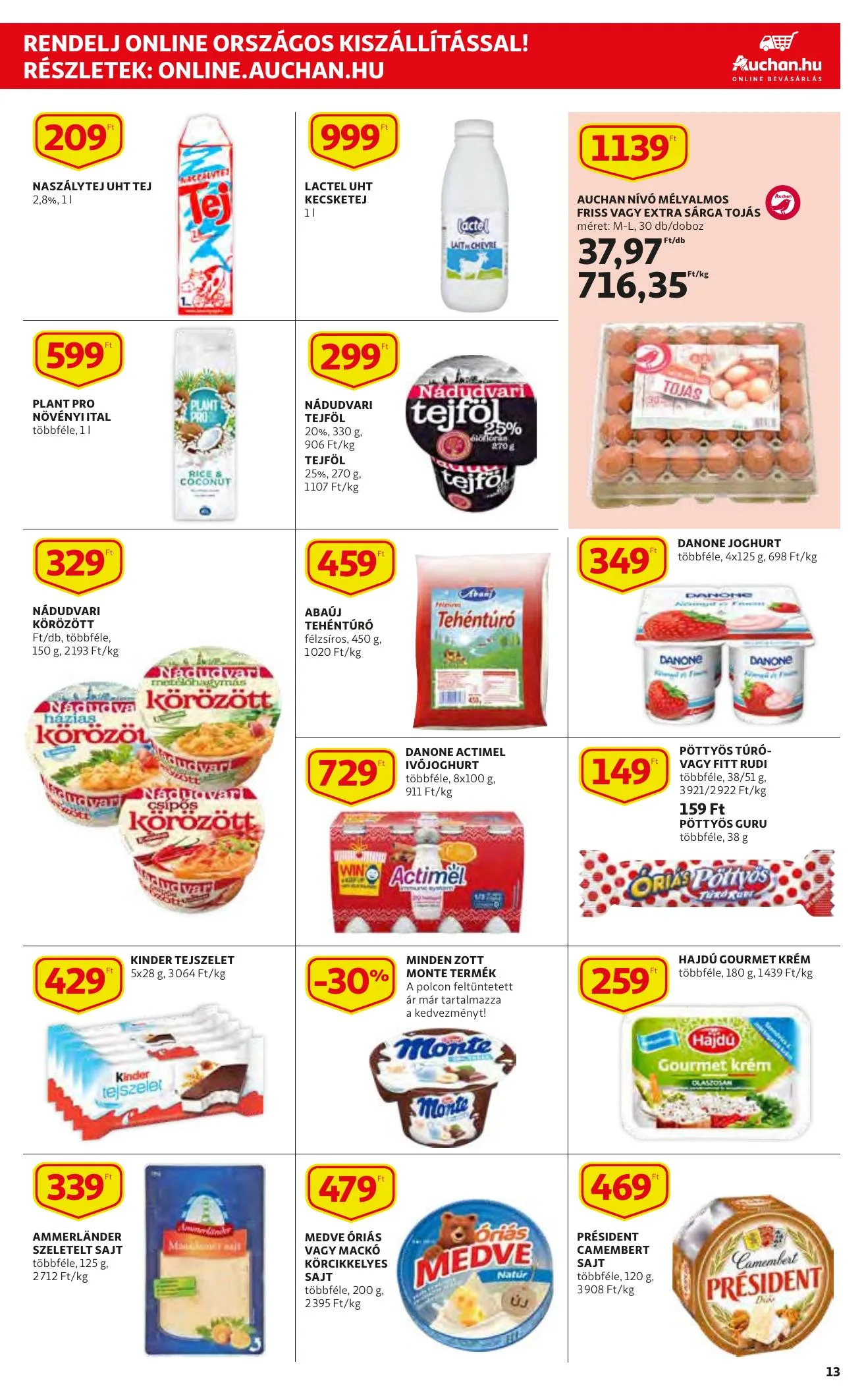 Auchan akciós újság 12.02–12.08 – 13. oldal