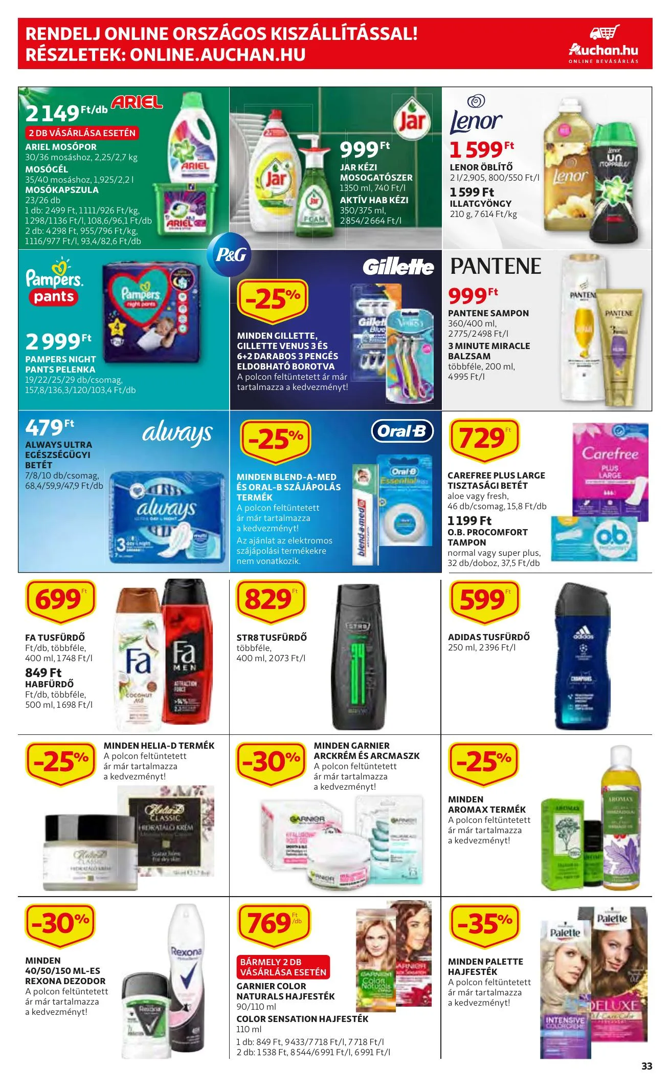 Auchan akciós újság 12.02–12.08 – 33. oldal