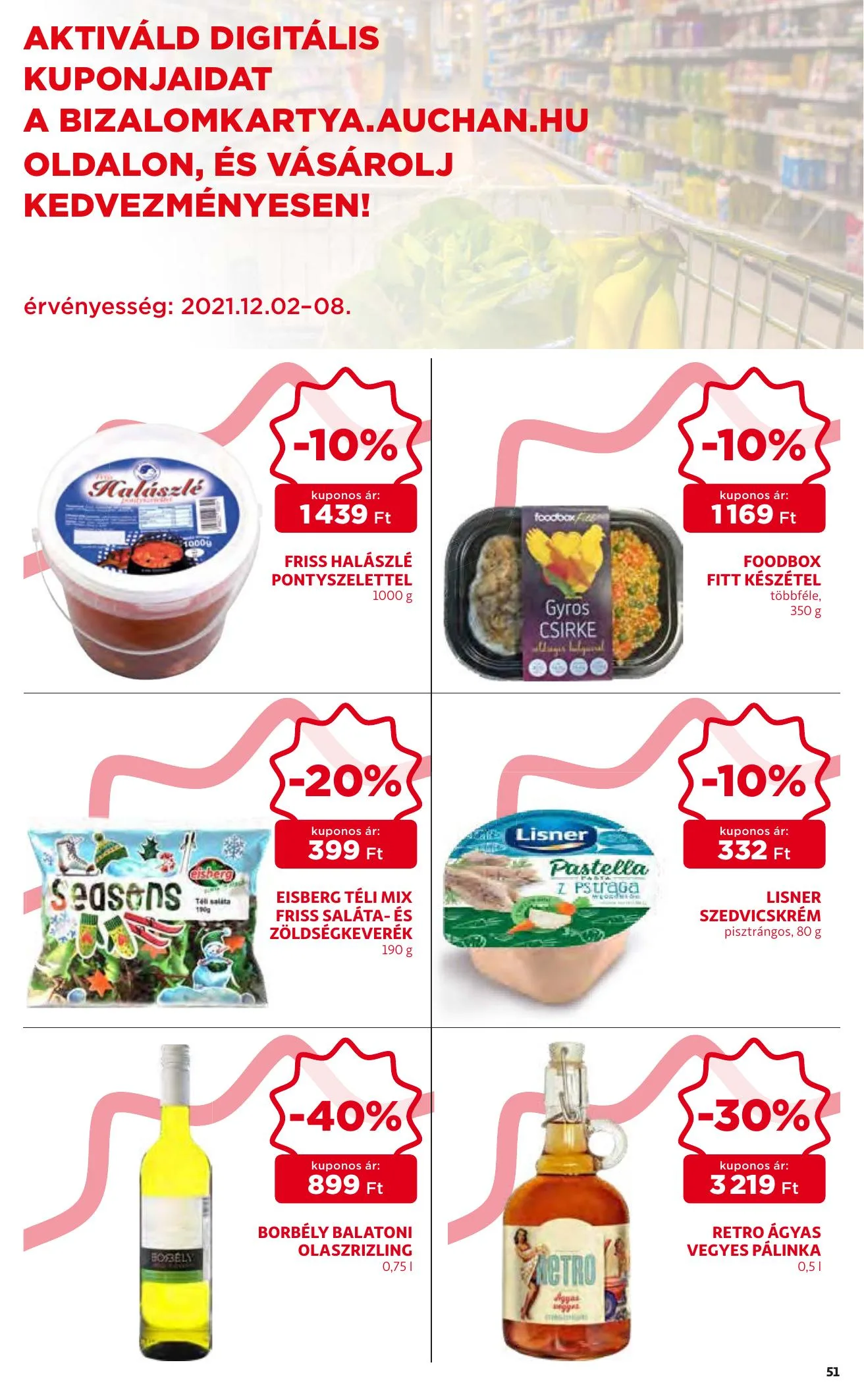 Auchan akciós újság 12.02–12.08 – 51. oldal