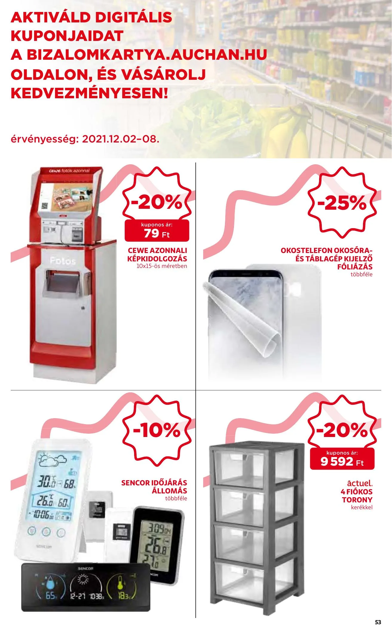 Auchan akciós újság 12.02–12.08 – 53. oldal